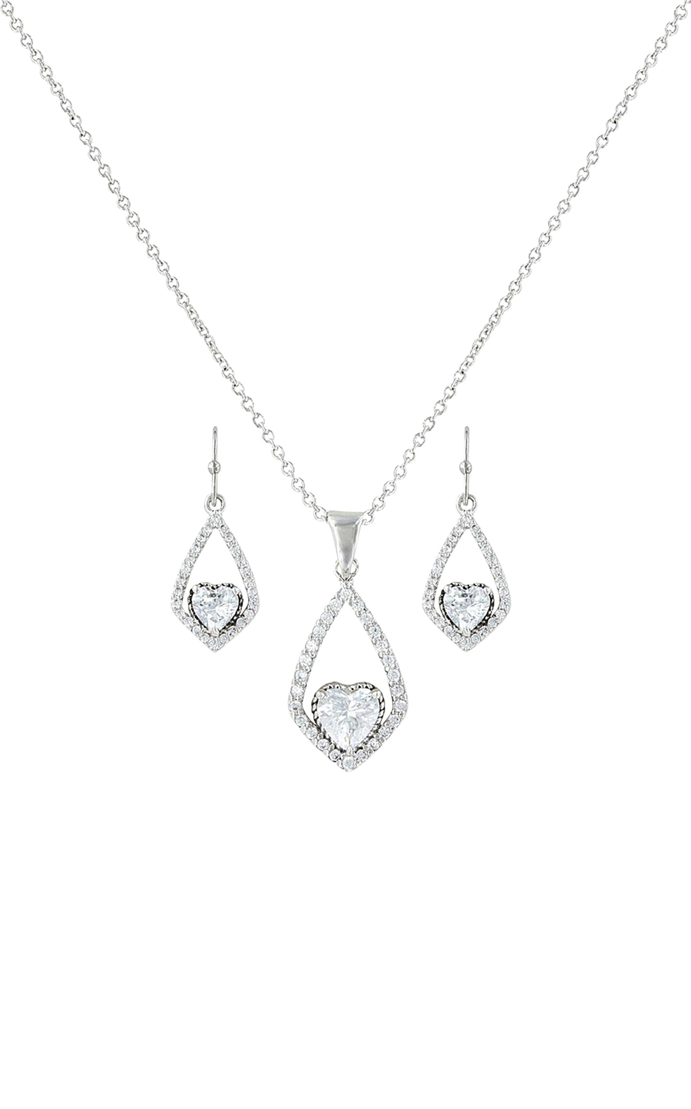 Montana Silversmiths Hearts on a Swing Jewelry Set - Image 1