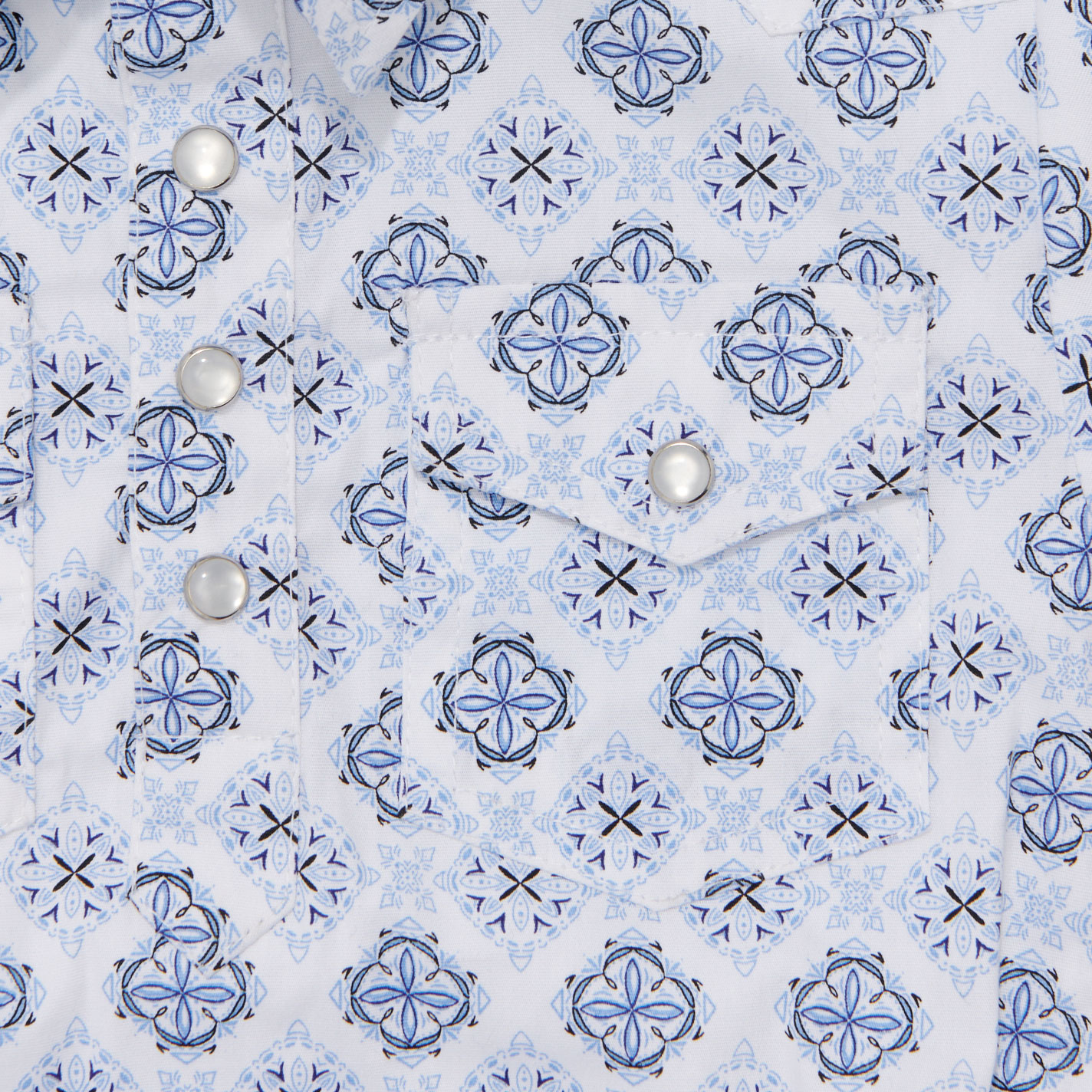 Rafter C Infant Boy's Wallpaper Blue Onesie - Image 1