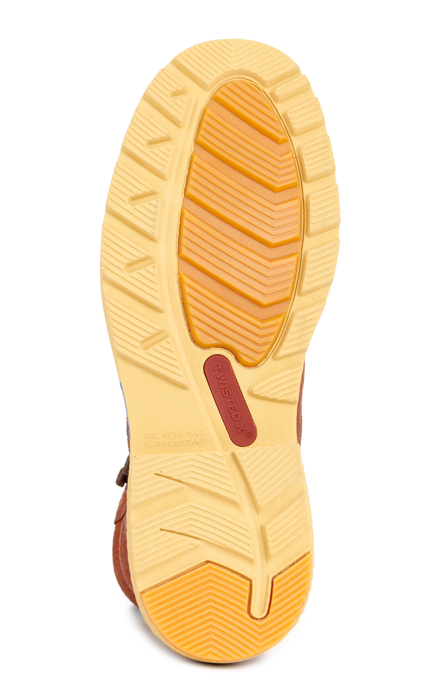 Twisted X Men's Rustic Brown CellStretch Round Toe Work Boots - Image 4