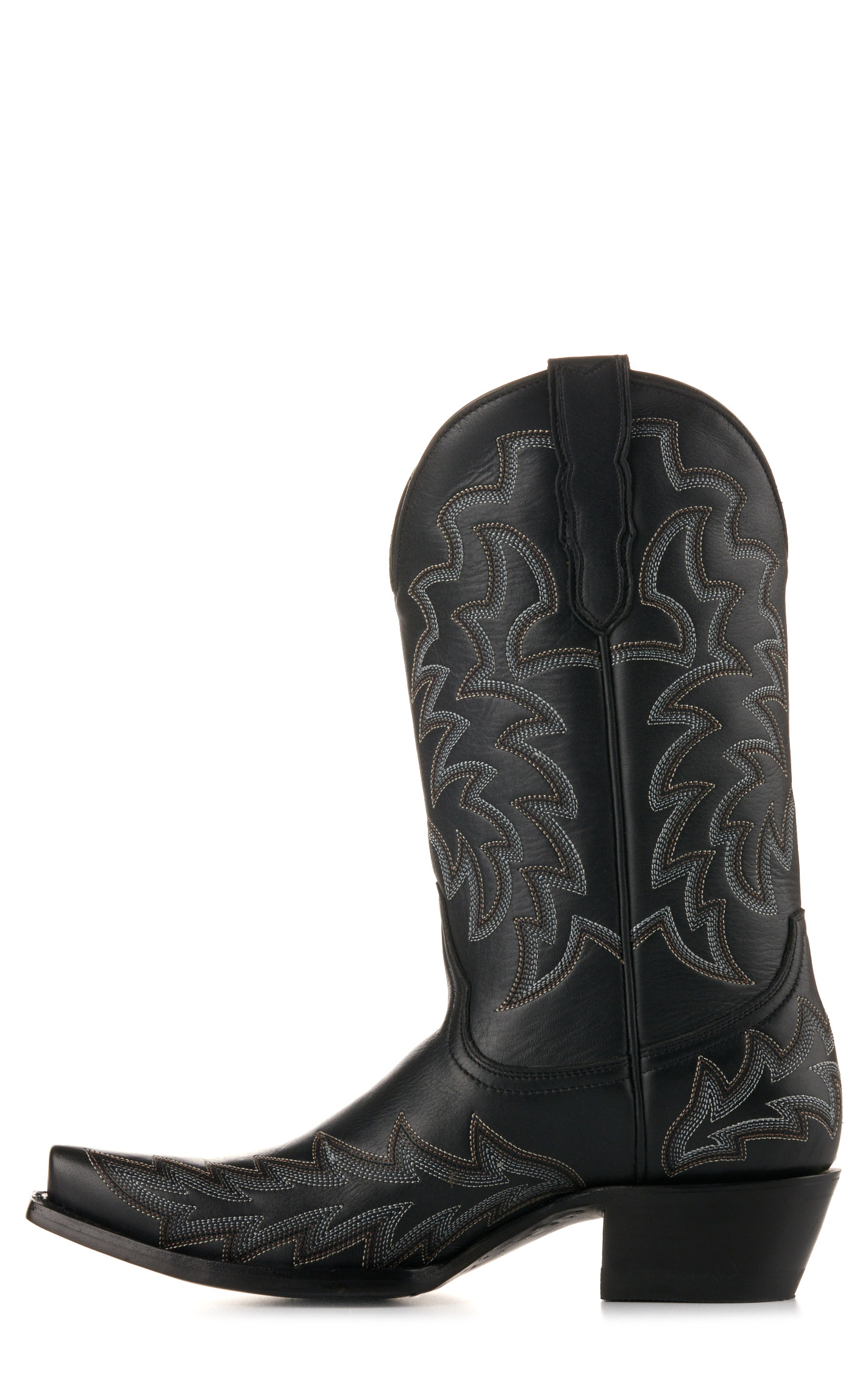 Cavender's Women's Black Snip Toe Cowboy Boots - Image 1