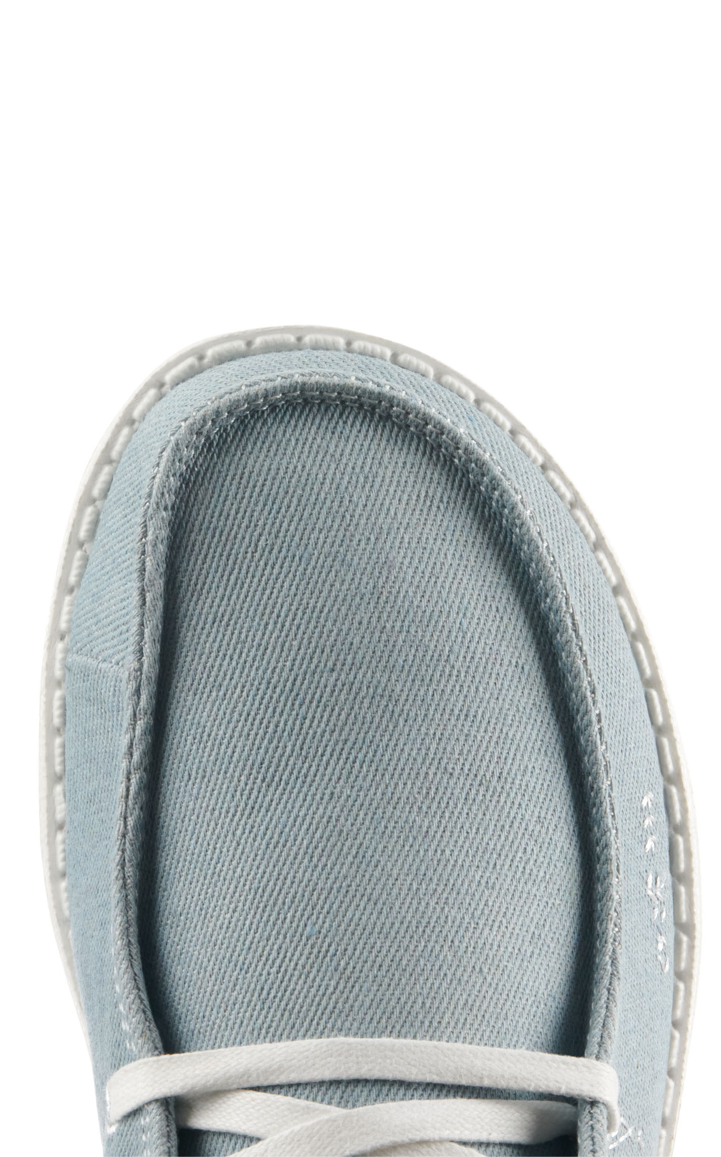 Hey Dude Women's Wendy Boho Light Denim Blue Moc Toe Lace Up Casual Shoes - Image 1