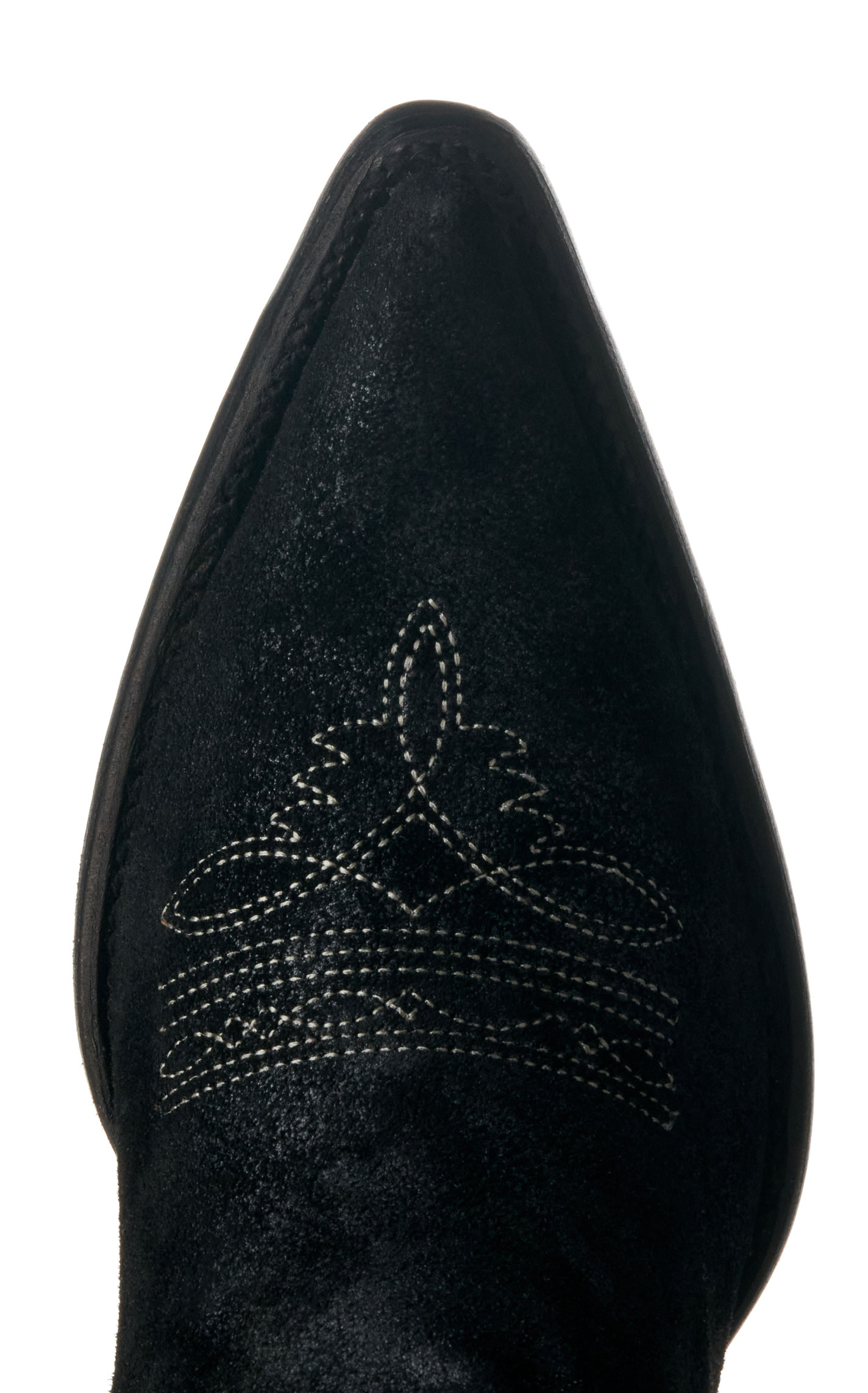 Corral Women's Black Metallized with Studs Pointed Toe Tall Cowboy Boots - Image 1