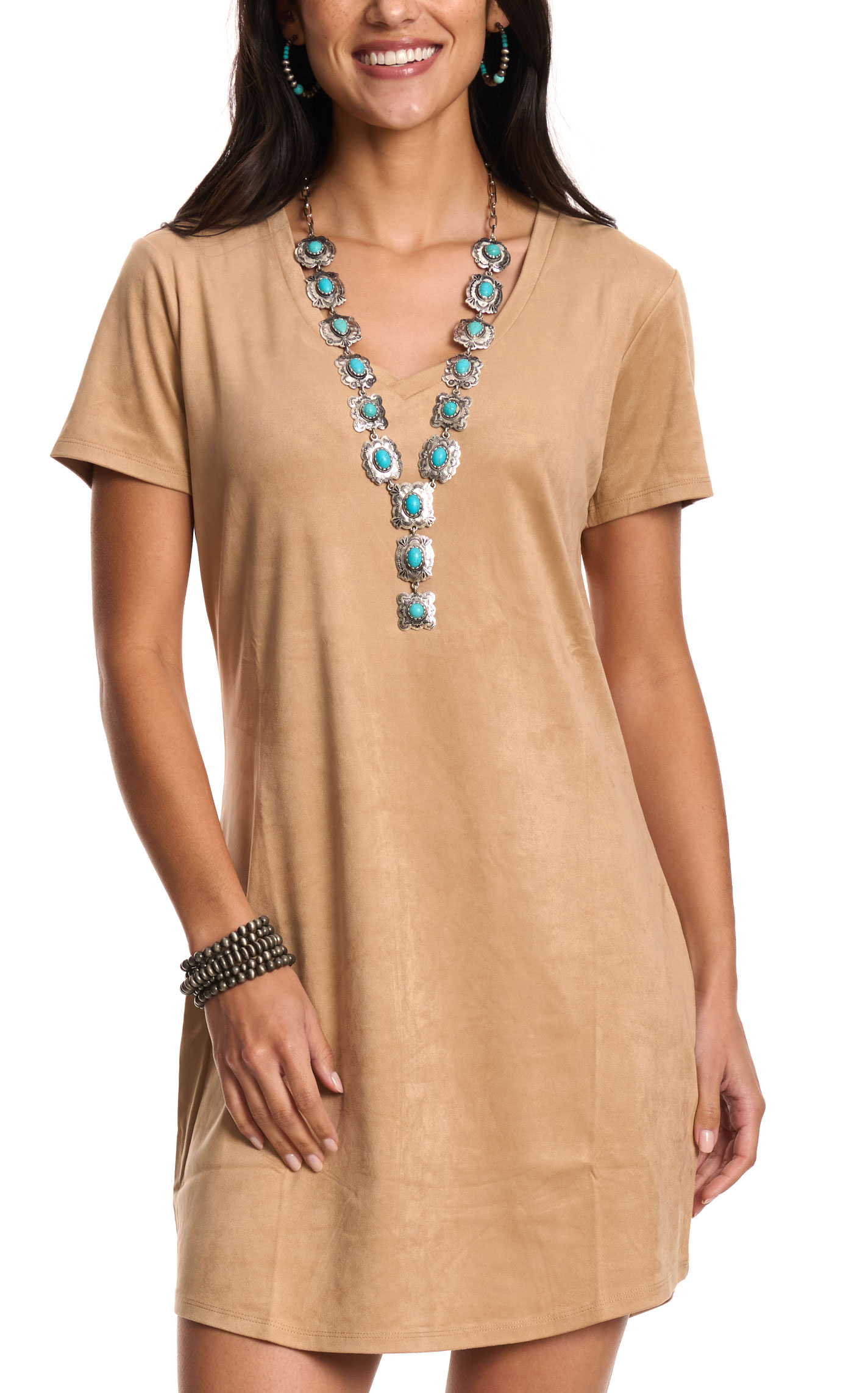 Another Love Women's Avia Buckskin Faux Suede Dress - Image 1