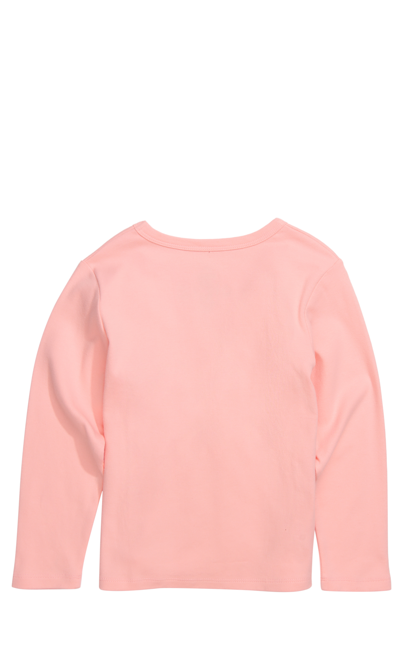 Rockin C Girl's Peach, Navy & Blue Horseshoe Graphic Tee - Image 1