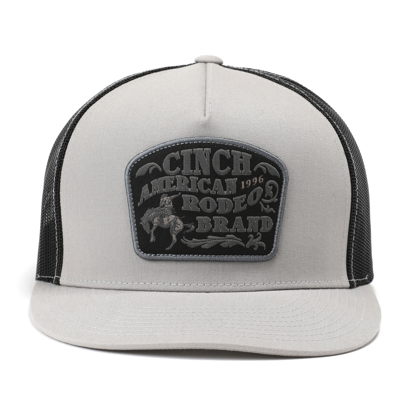 Cinch Men's Black & Gray American Rodeo Patch Cap - Image 1