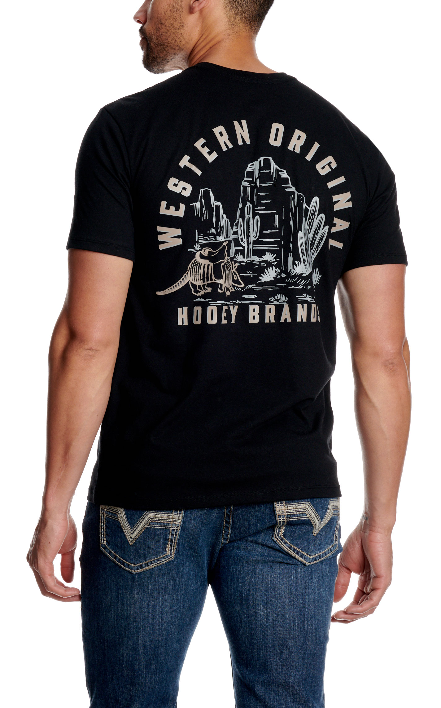 Hooey Men's Western Original Black Graphic T-Shirt - Image 2