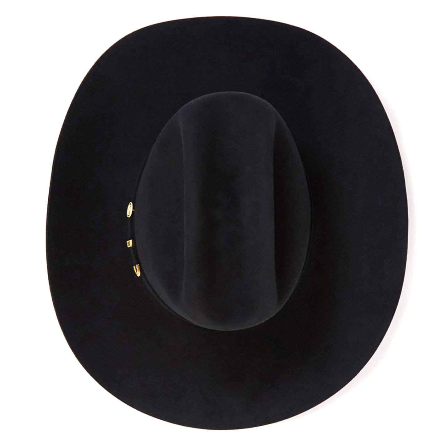 Stetson 100X El Presidente Black Felt Cowboy Hat - Image 1