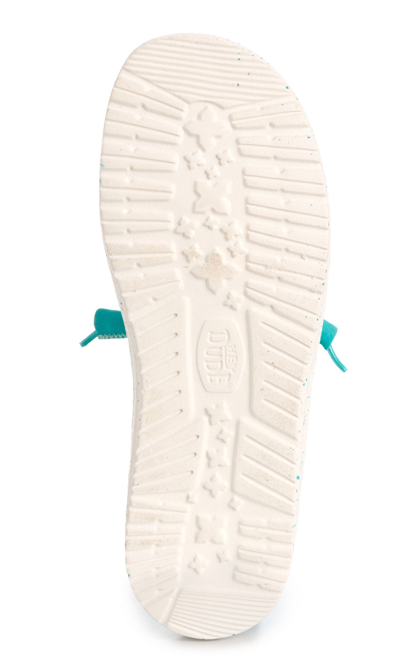 Hey Dude Women’s Turquoise Wendy Stretch Sox Casual Shoes - Image 1