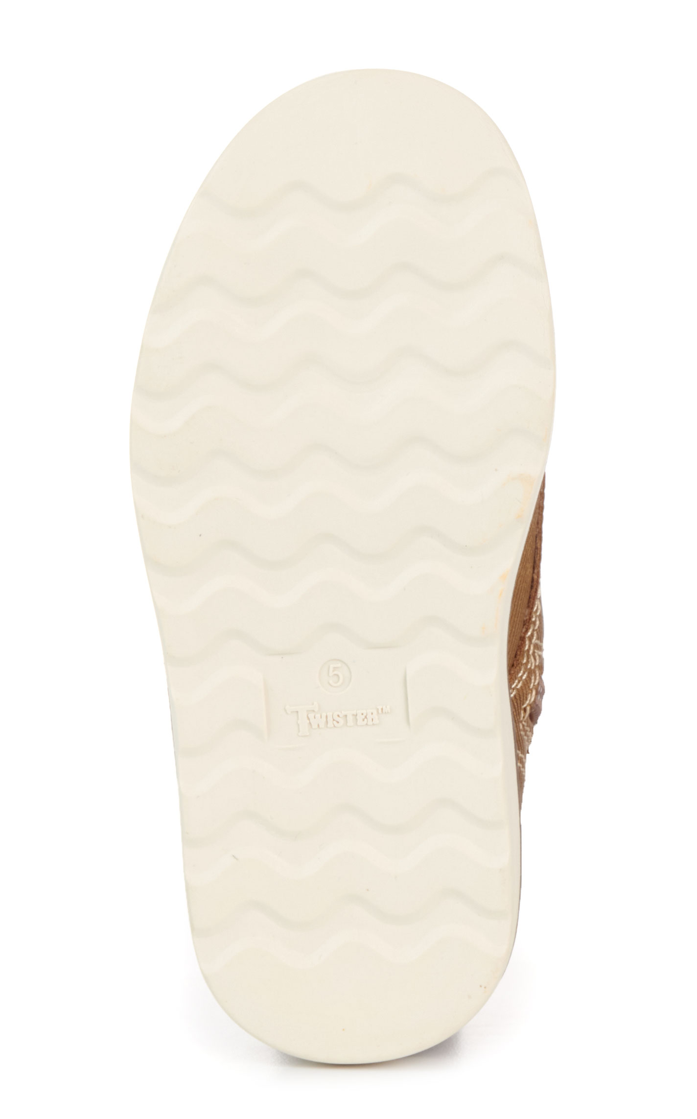 Twister Toddler Boys' Clyde Brown Moc Toe Lace Up Chukka Shoe - Image 1