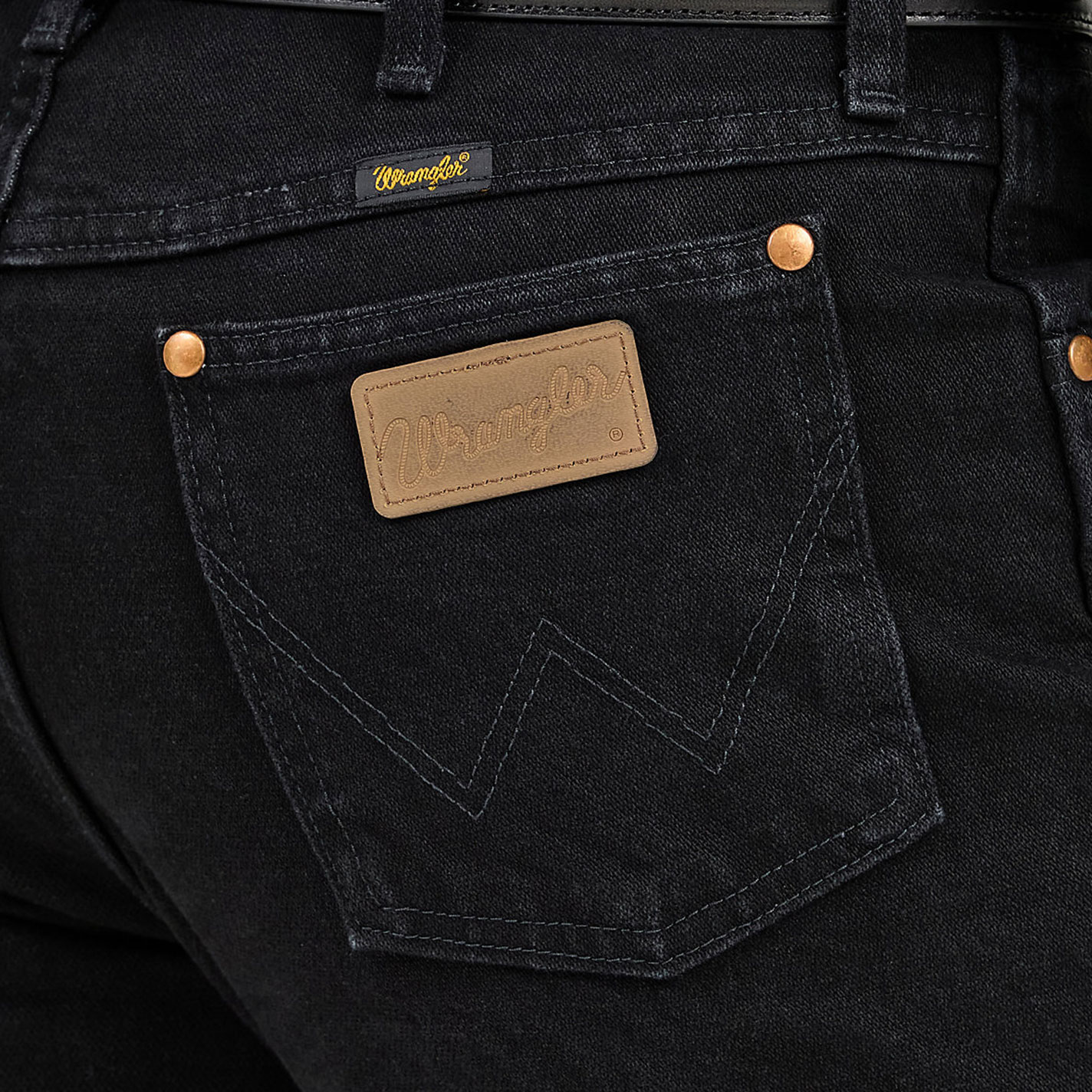 Wrangler Men's Cowboy Cut Shadow Black Original Fit Jean - Image 1