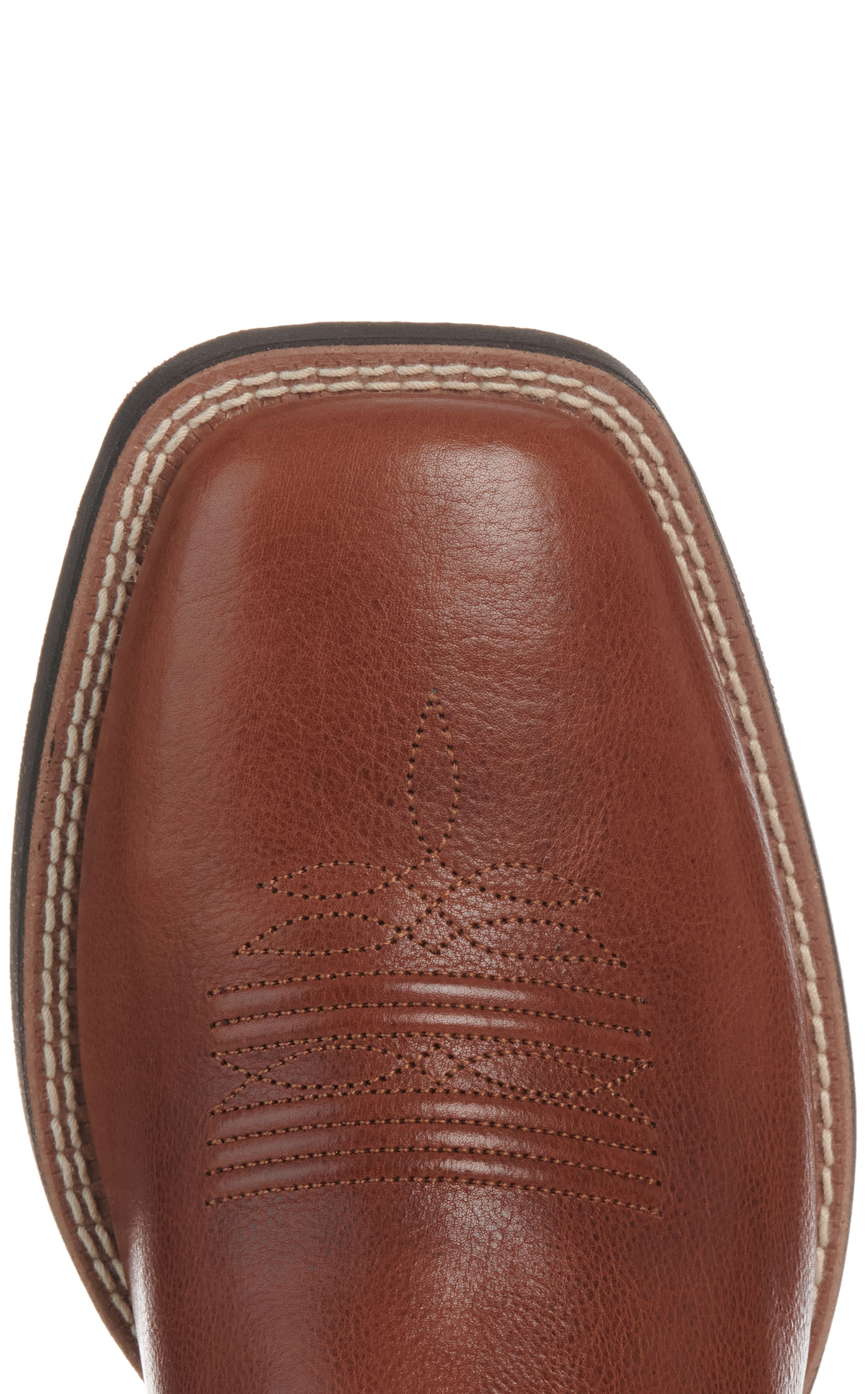 Ariat Men's Luna Tan Forged Green Wide Square Toe Cowboy Boots - Image 1