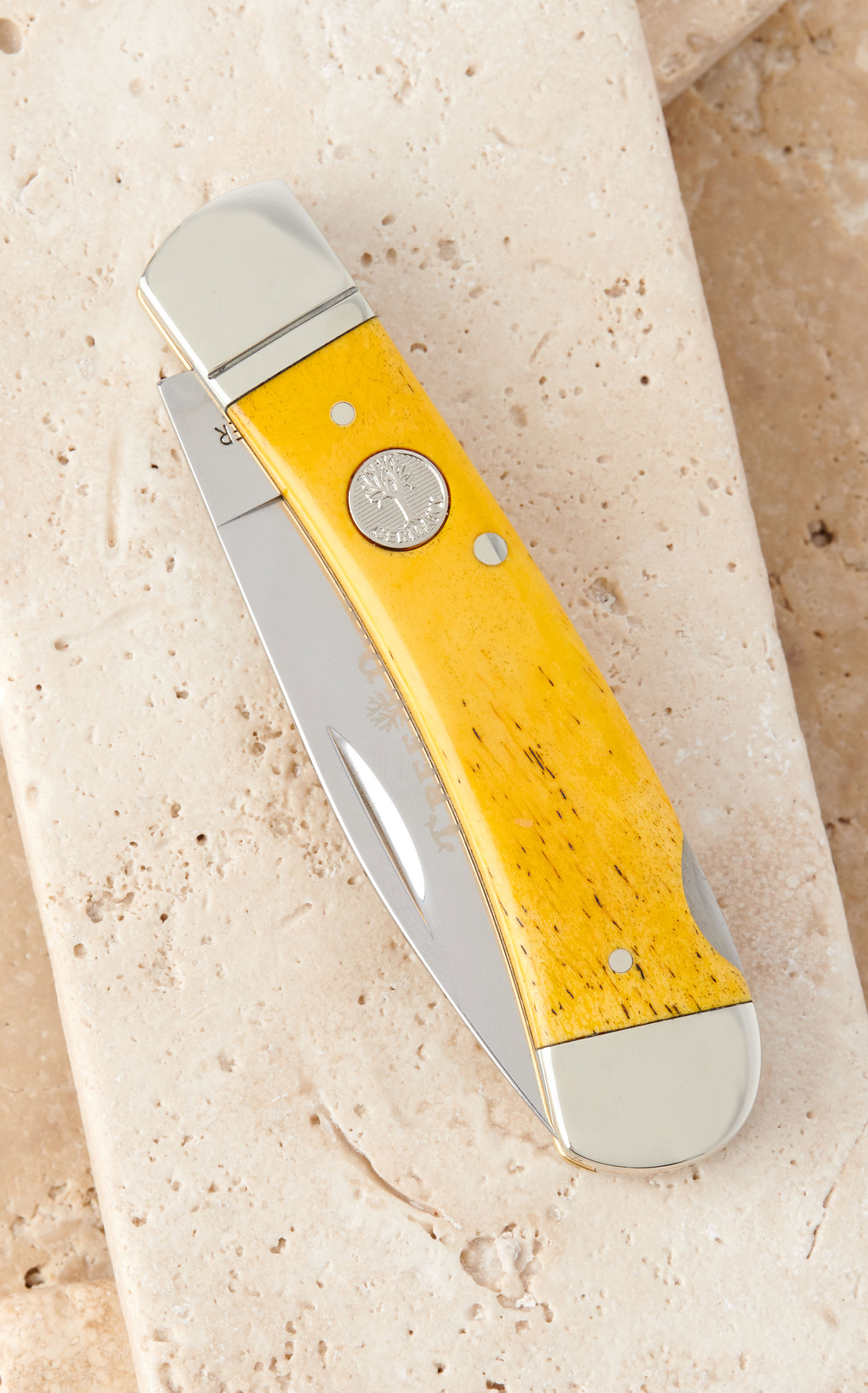 Tree Brand by Boker Traditional Series Yellow Bone Handle Pocket Knife - Image 3