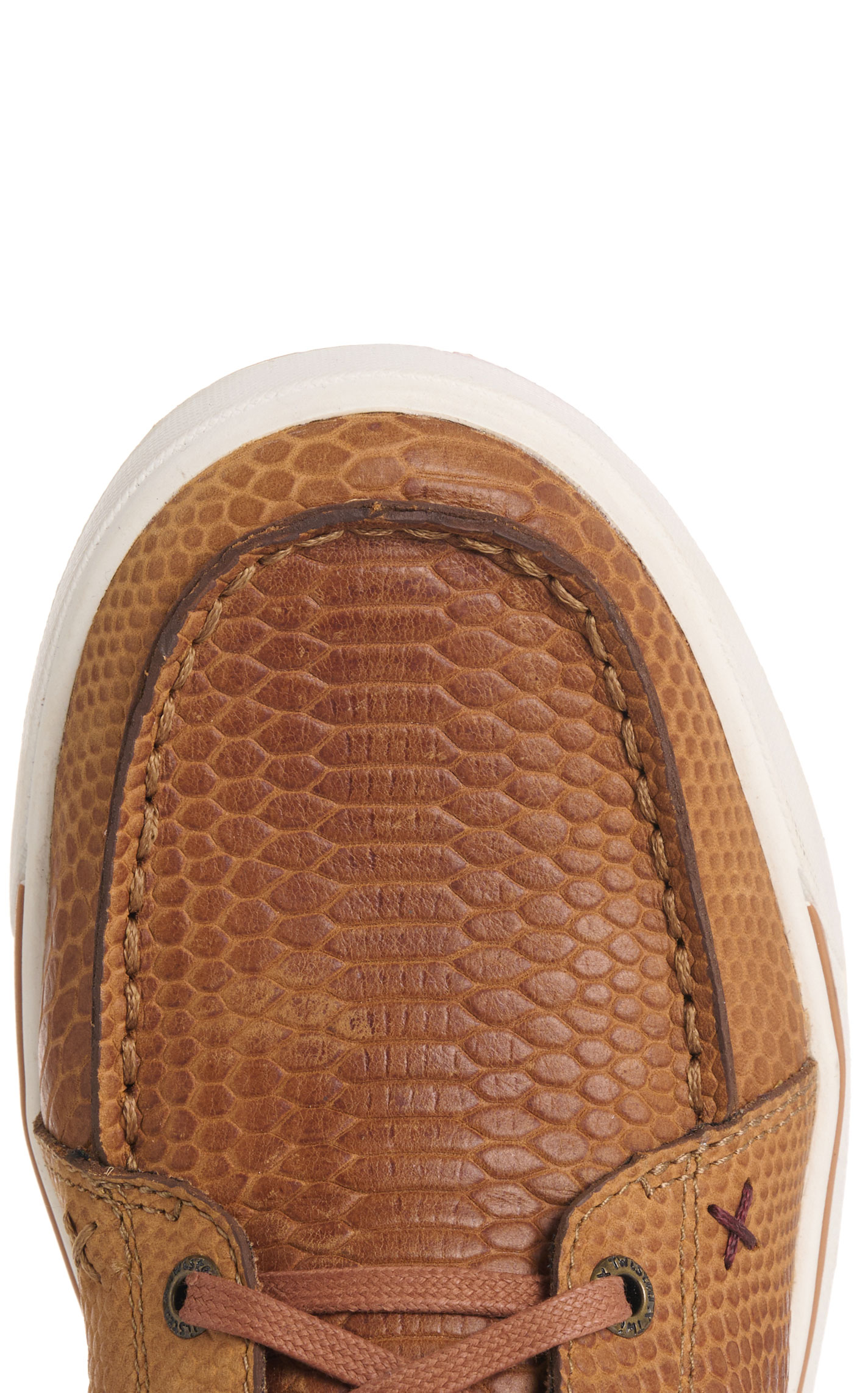 Twisted X Women's Kicks Camel Leather Snake Print Casual Shoes - Image 1