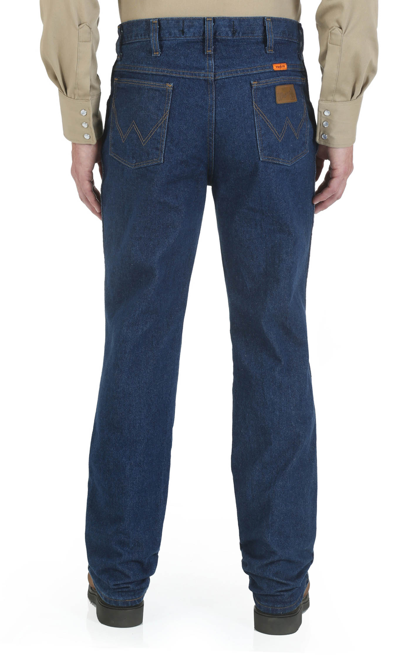 Wrangler Men's Cowboy Cut Slim Fit Pre-Washed FR Work Jean - Image 1