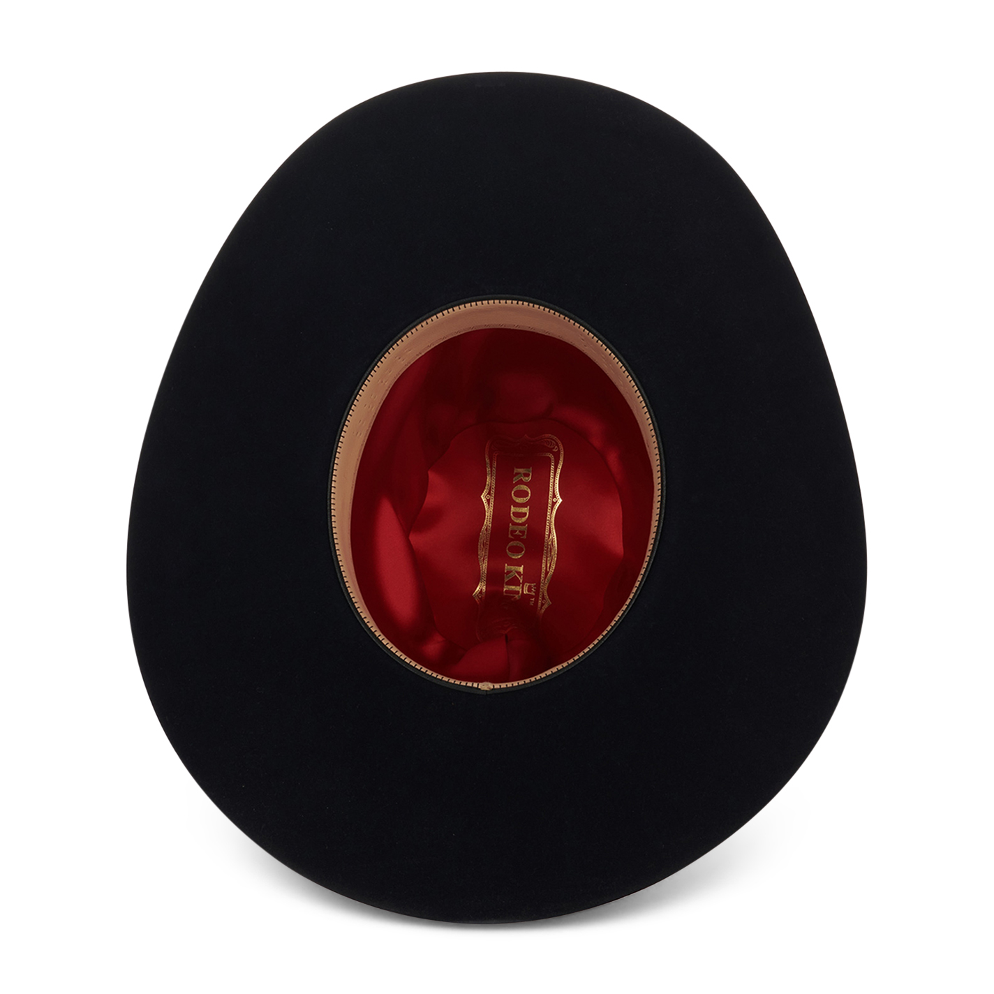 Rodeo King 10X Navy Open Crown Felt Cowboy Hat - Image 1