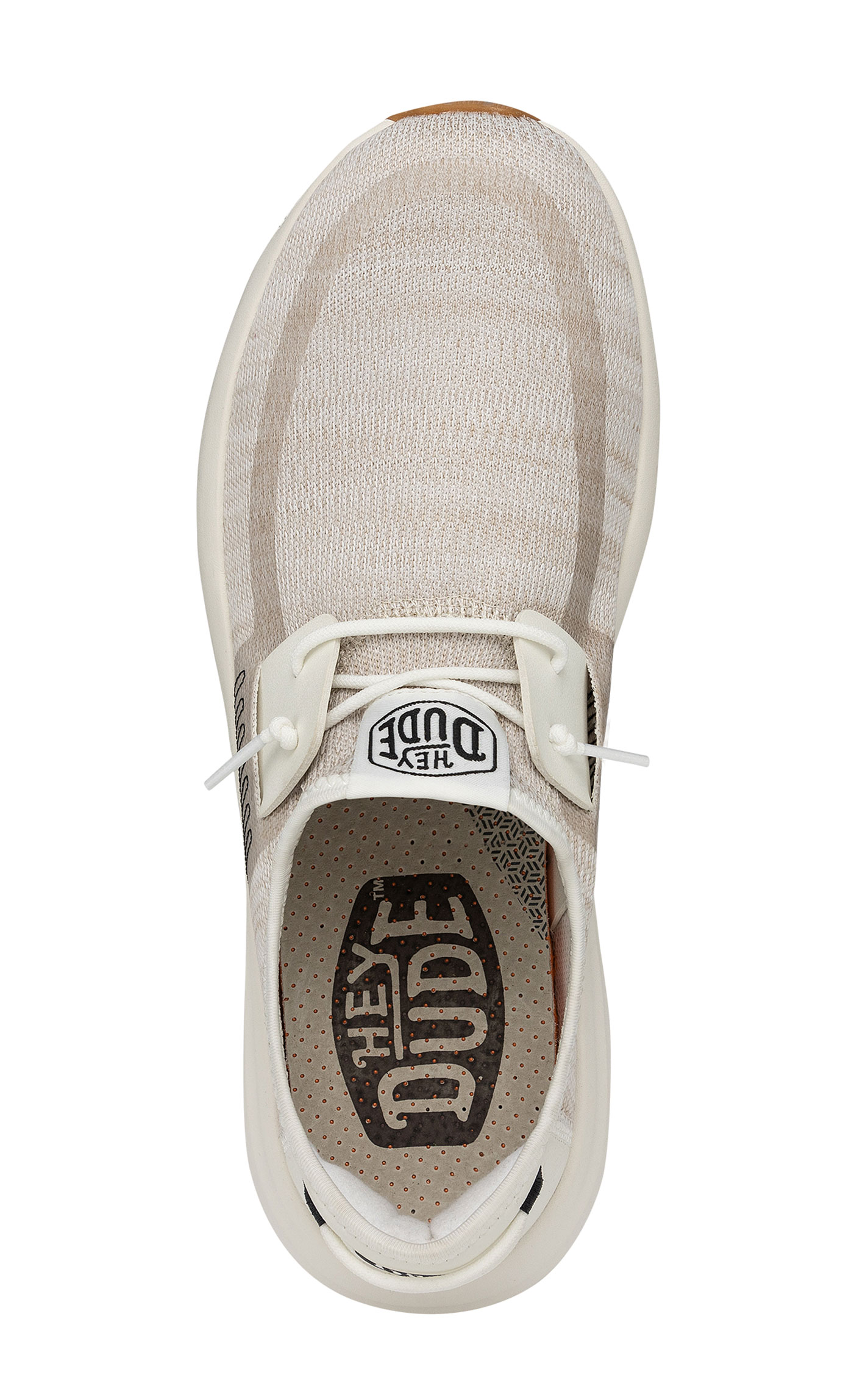 Hey Dude Men’s White Sirocco Slip-On Casual Shoes - Image 1