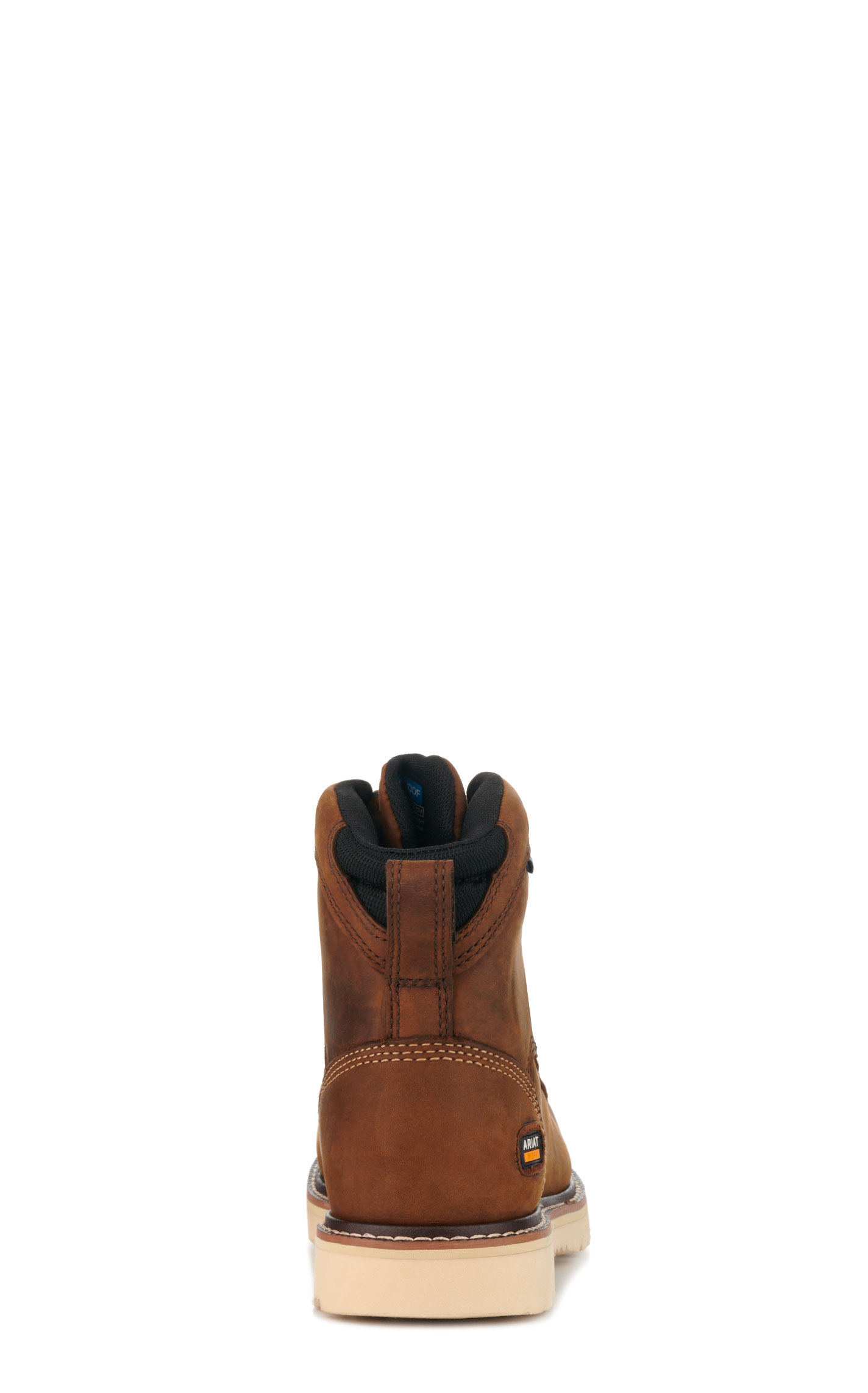 Ariat Women's Rebar Lift Distressed Brown Round Composite Toe Lace Up Work Boot - Image 1