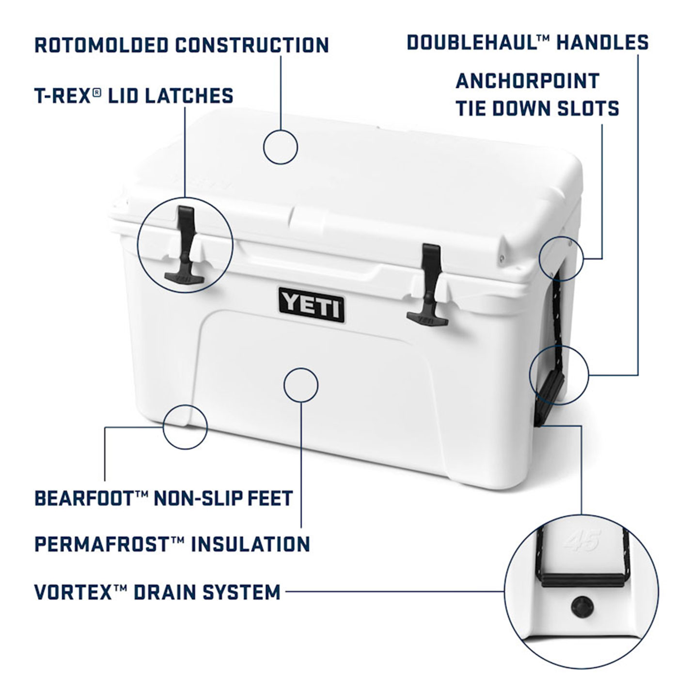 Yeti Ultraviolet Tundra 45 Hard Cooler - Image 1