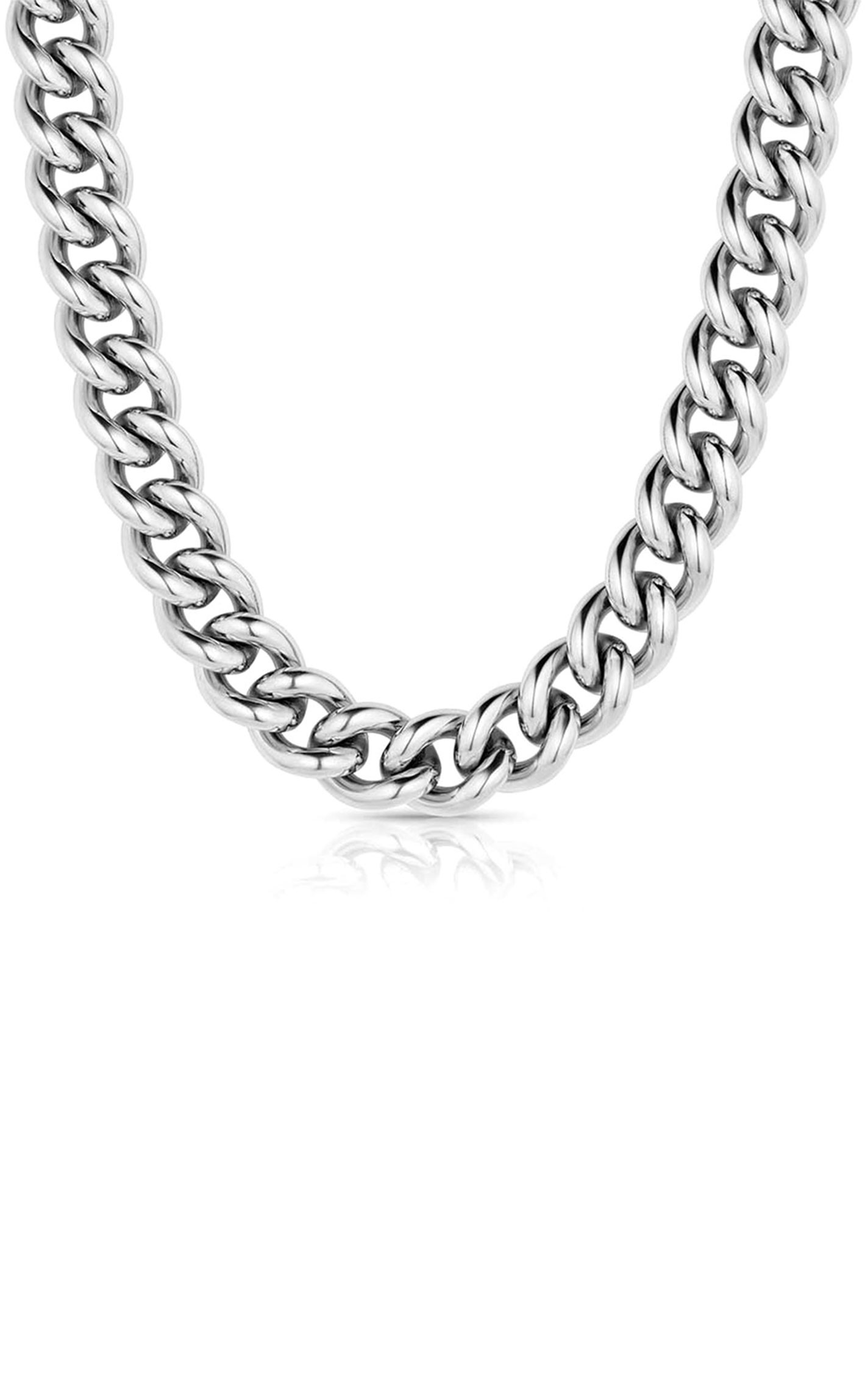 Montana Silversmiths Men's Medium Cuban Link Chain Necklace - Image 1