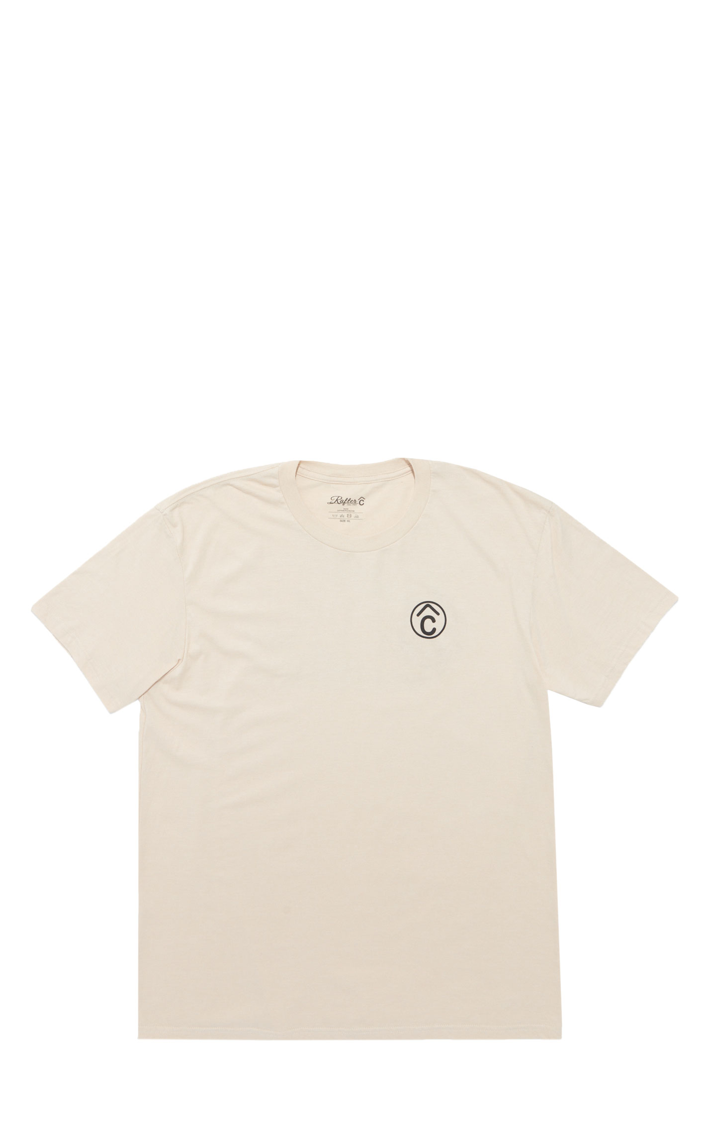 Rafter C Men's Heather Bone Logo T-Shirt - Image 2