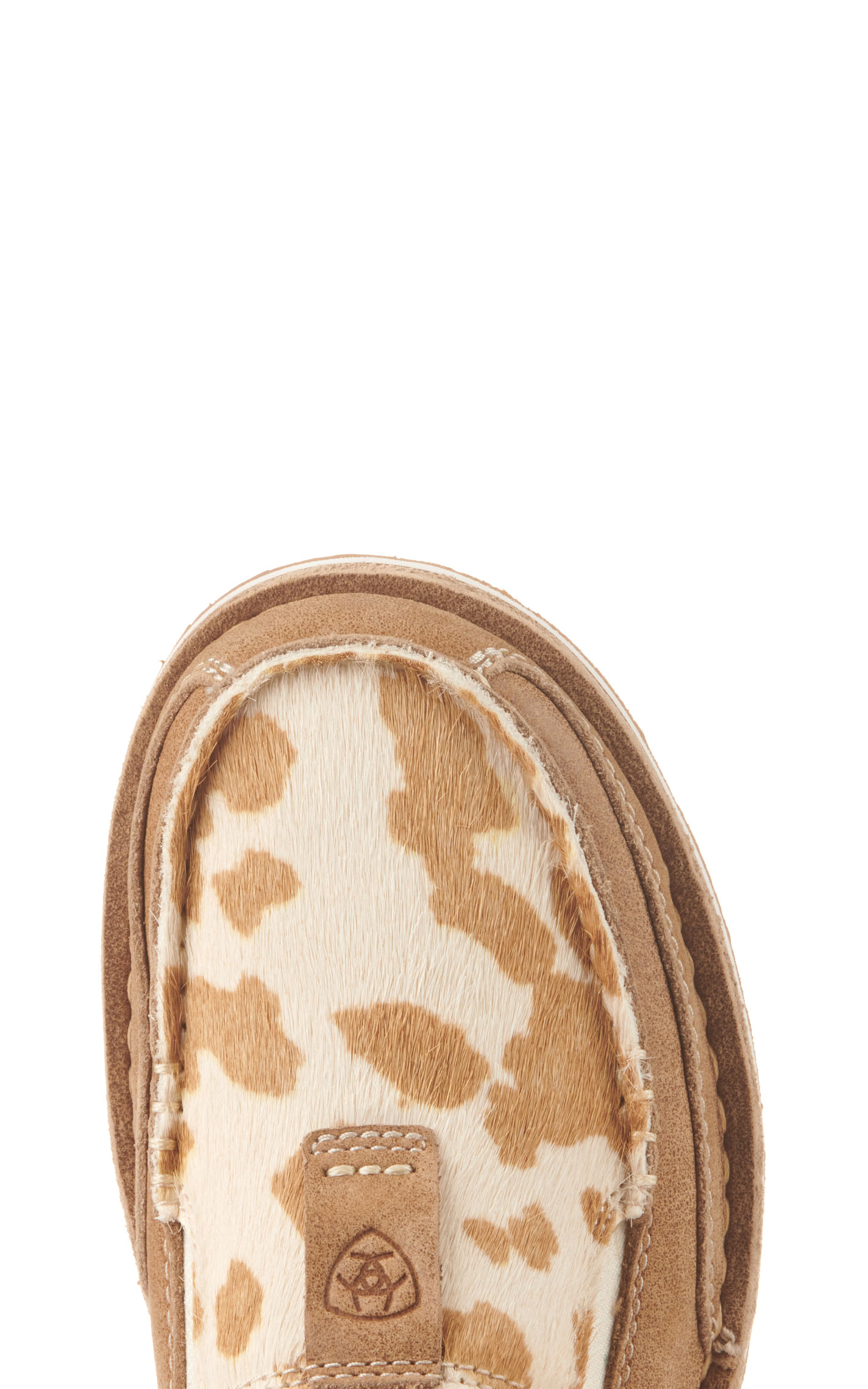 Ariat Women's Cruiser Adobe Tan and Hair on Hide Cow Casual Shoes - Image 1