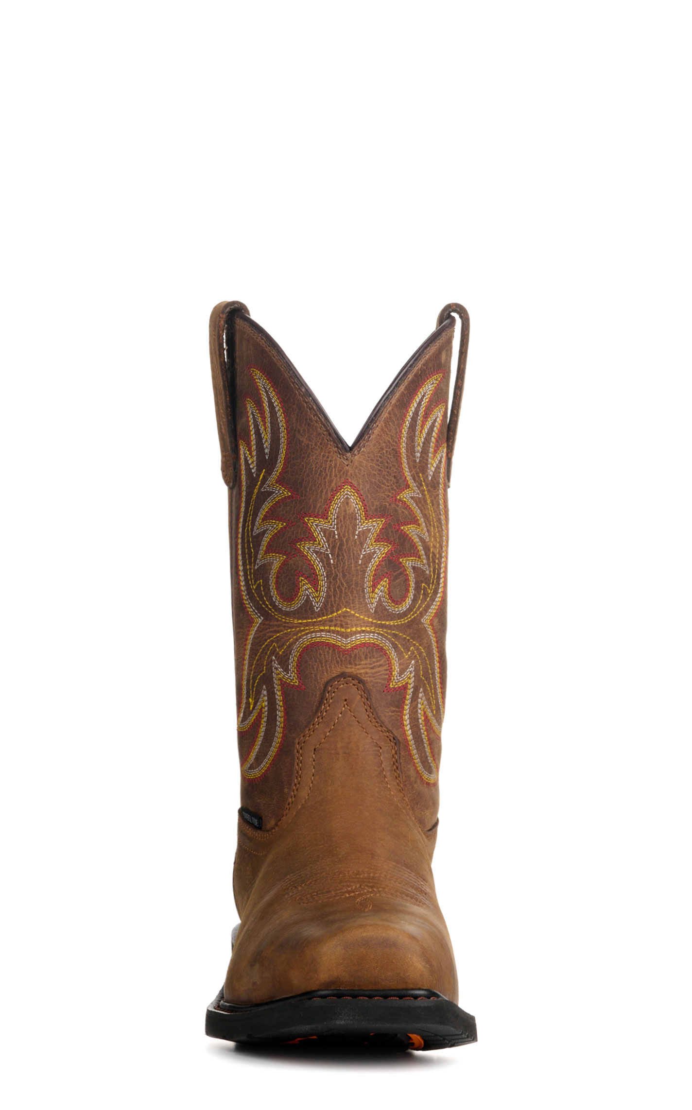 Ariat Men's Ironside Rye Brown & Tan Wide Square Steel Toe Work Boots - Image 1