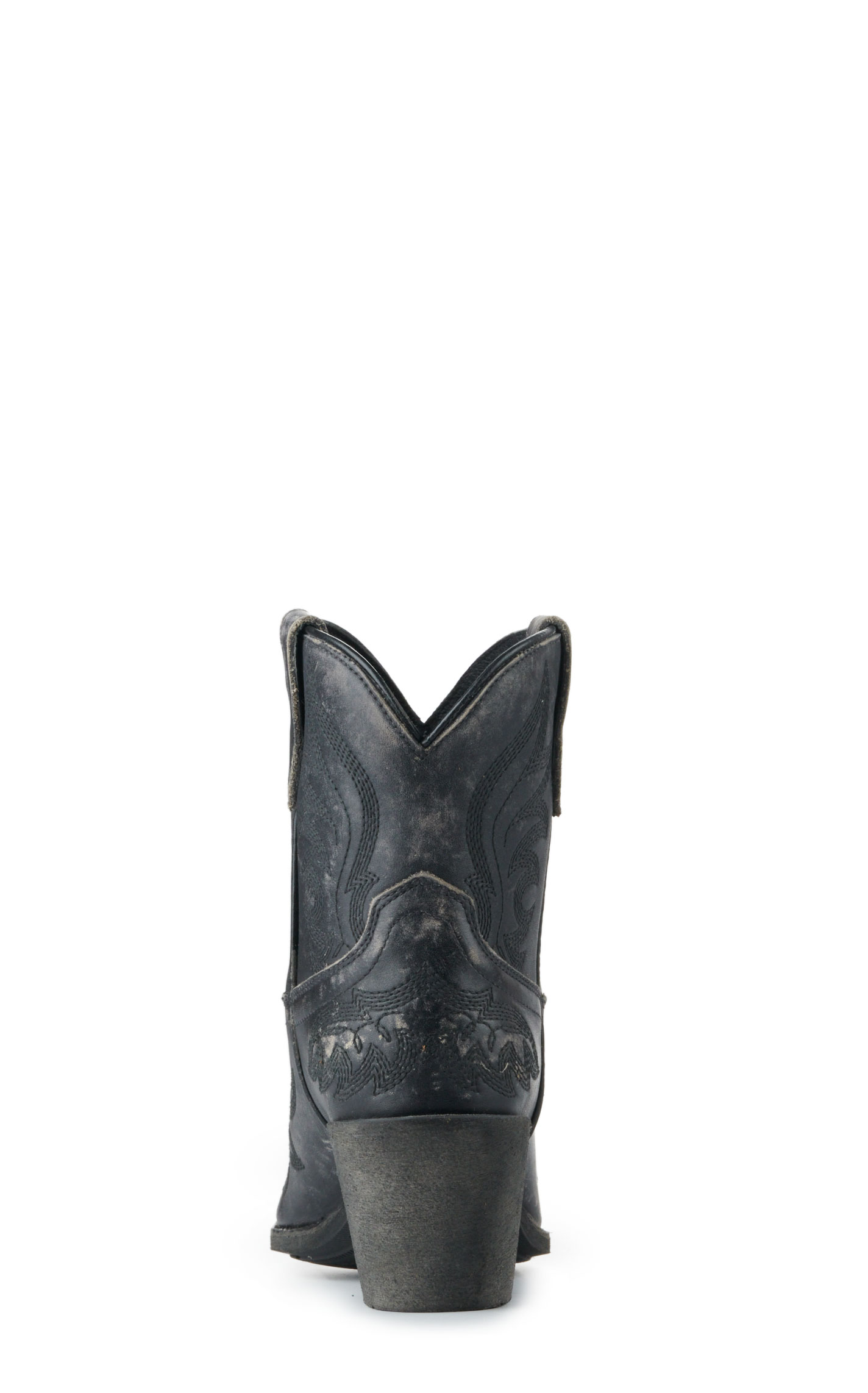 Ariat Women's Chandler Distressed Black Snip Toe Booties - Image 1