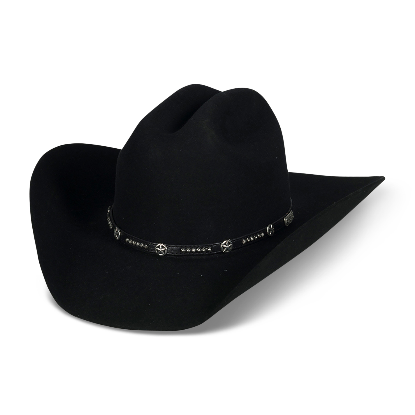 Cavender's 3X Lampasas Black Premium Wool Cowboy Hat - Image 1
