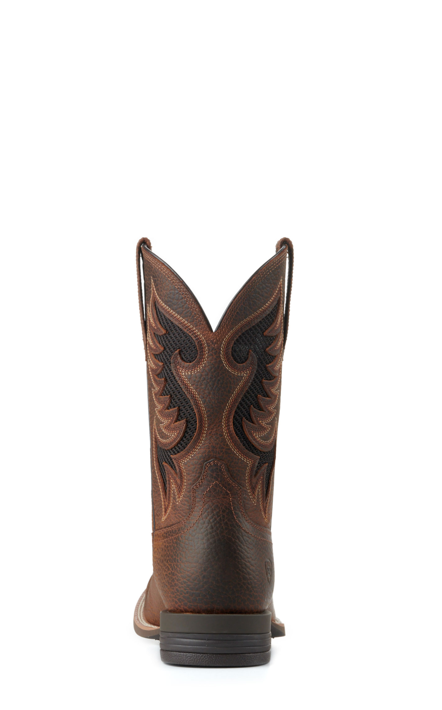 Ariat Men's Cowpuncher VentTEK Brown Oiled Rowdy Shock Shield Wide Square Toe Cowboy Boots - Image 1