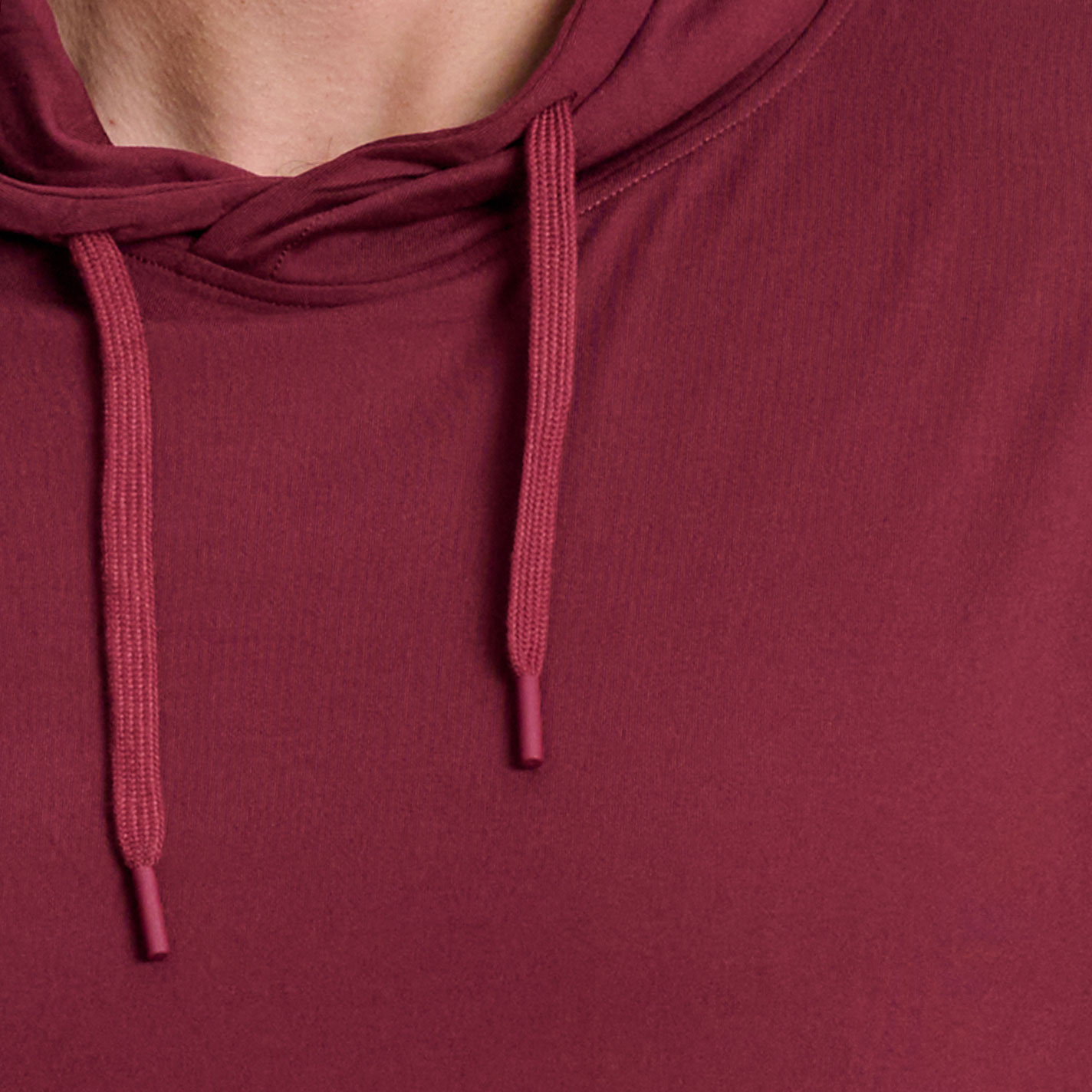 BURLEBO Men's Maroon Performance Outdoor Hoodie - Image 1