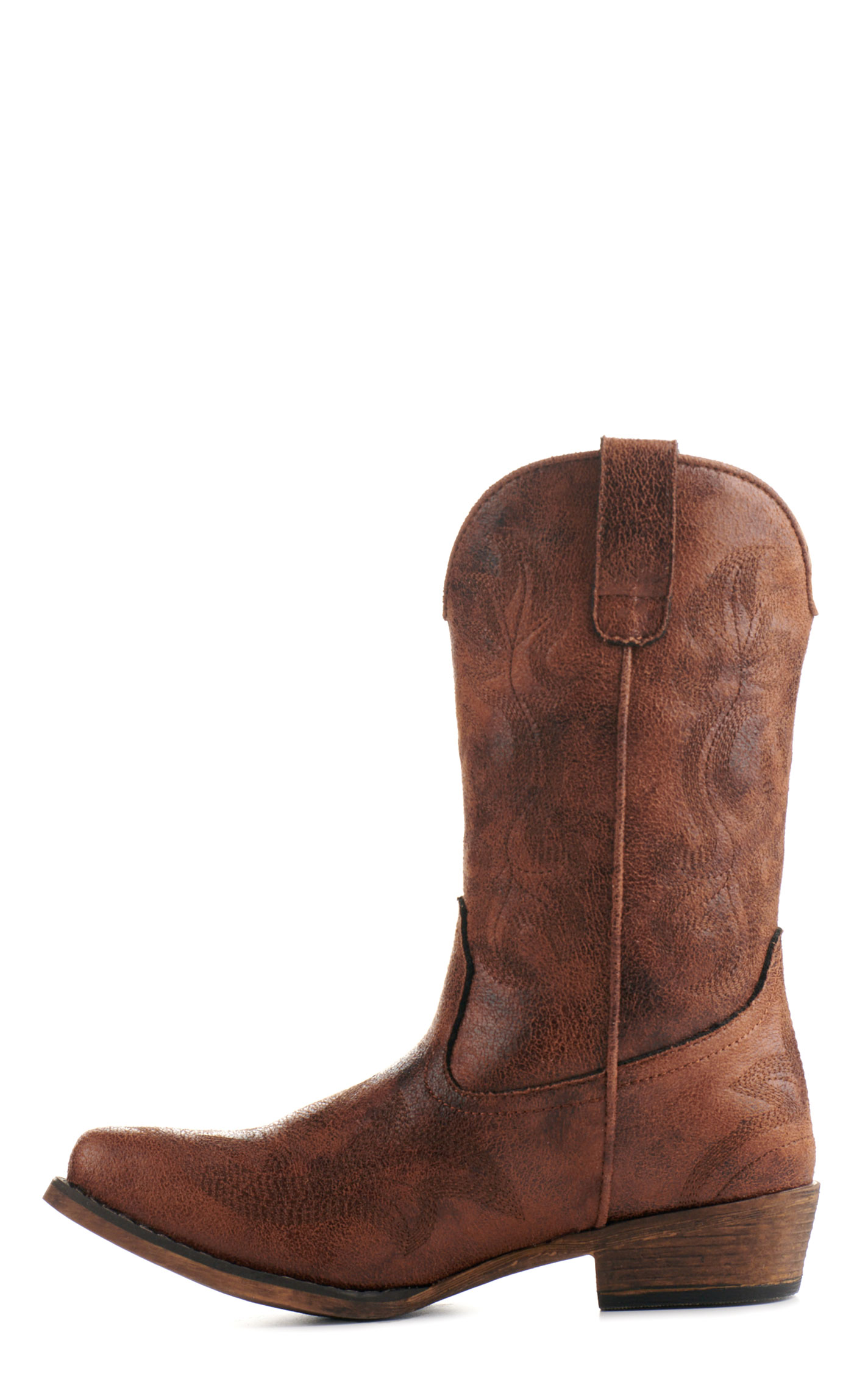 Roper Kids' Brown Snip Toe Cowboy Boots - Image 1