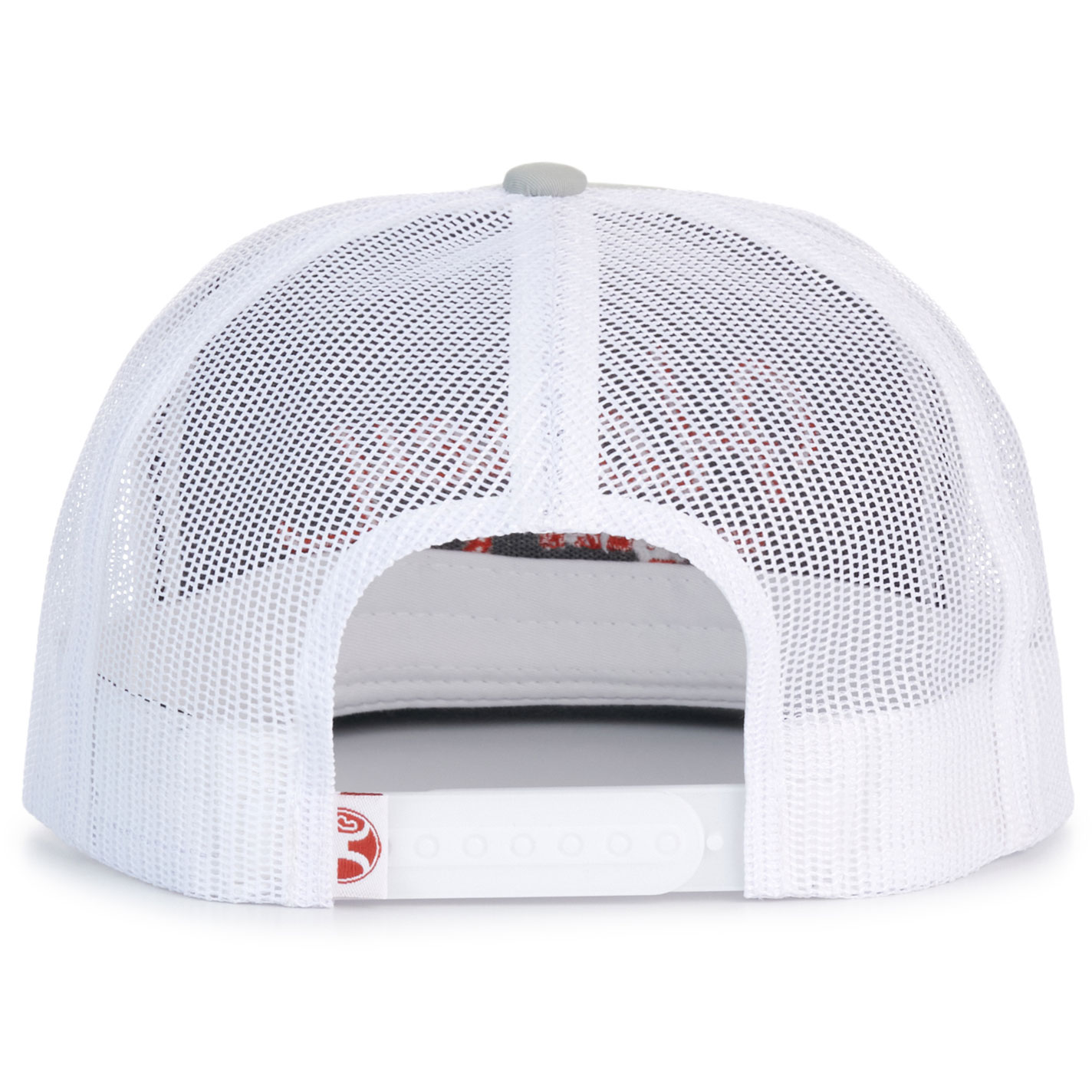 Hooey Men's Putty Gray & White Embroidery Logo Cap - Image 1