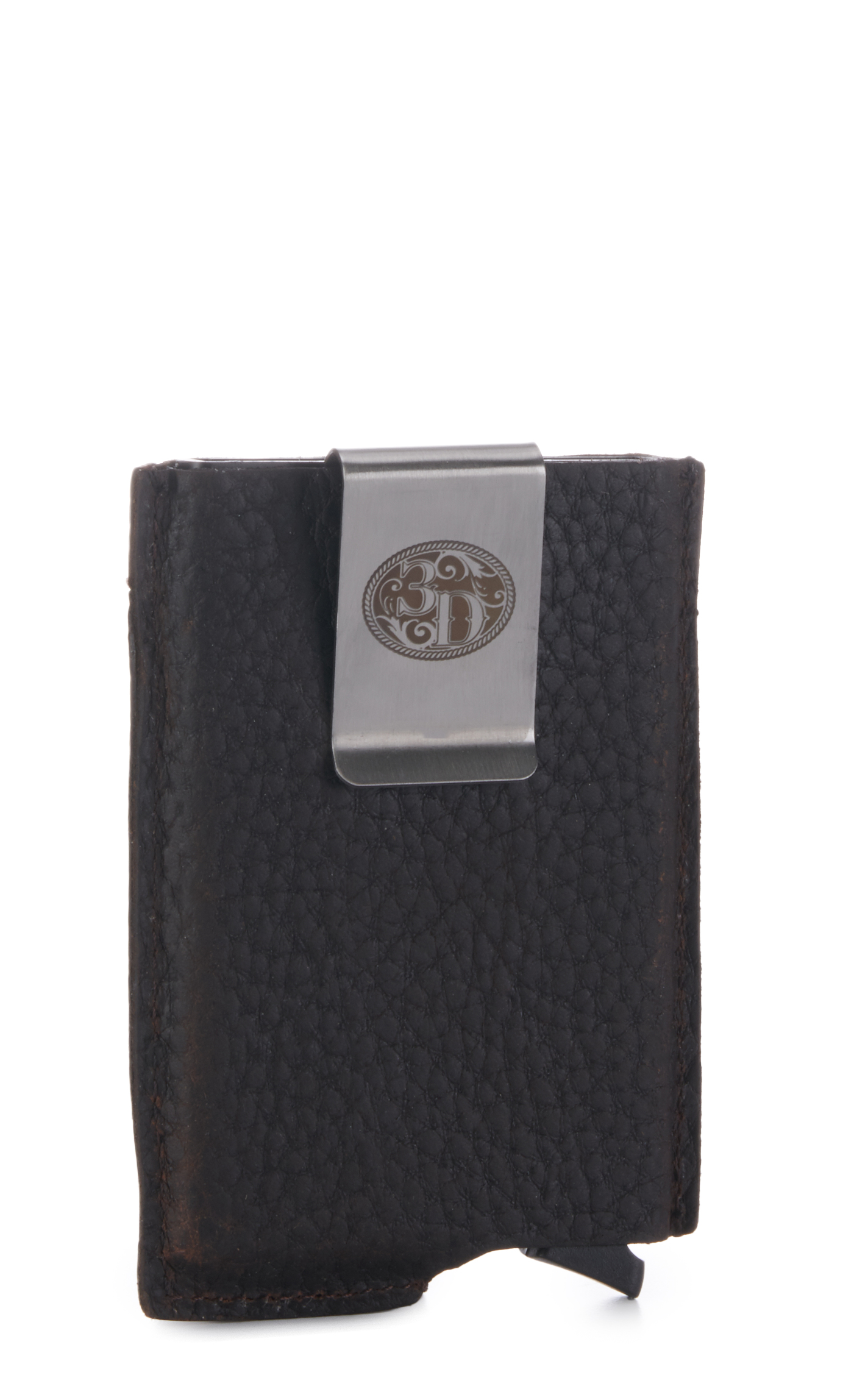 3D Belt Co Men's Brown Leather Utility Wallet - Image 1