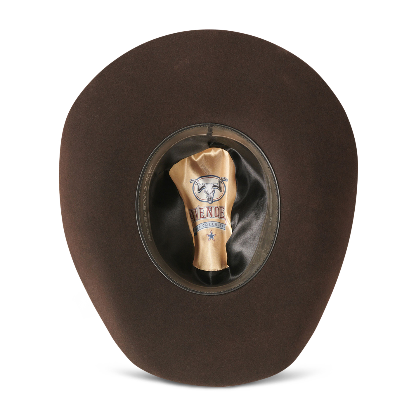 Cavender's Ranch Collection 3X Chocolate Gus Wool Cowboy Hat - Image 1