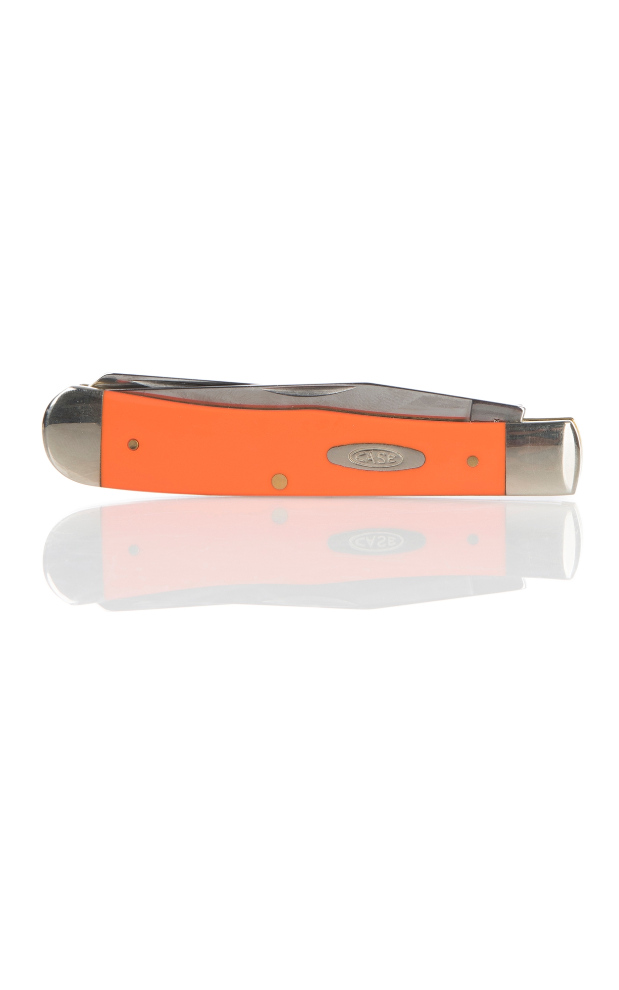 Case Knives Smooth Orange Synthetic Trapper - Image 1