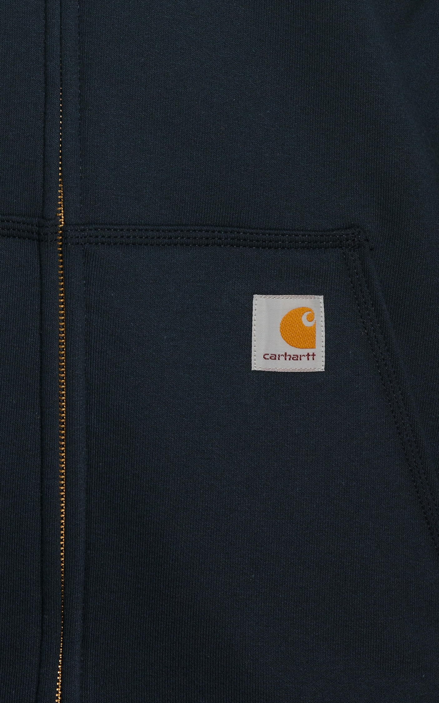 Carhartt Men's Navy Zip Front Hoodie - Image 1