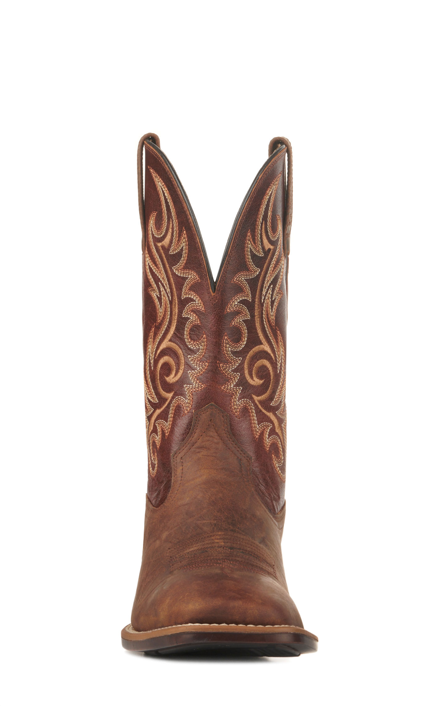 Ariat Men's Lasco Ultra Bar Brown Bantamweight Wide Square Toe Cowboy Boots - Image 1