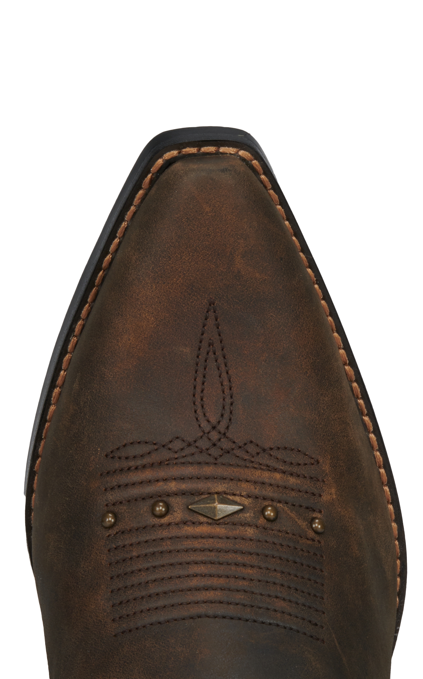 Durango Women's Crush Roasted Pecan with Fringe Snip Toe Cowboy Booties - Image 1