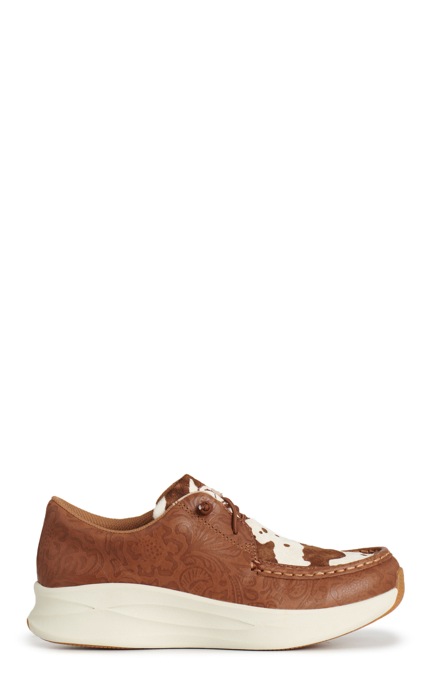 Twisted X Women's Cowhide & Brown Feather X™ Tooled Design Casual Shoes - Image 1