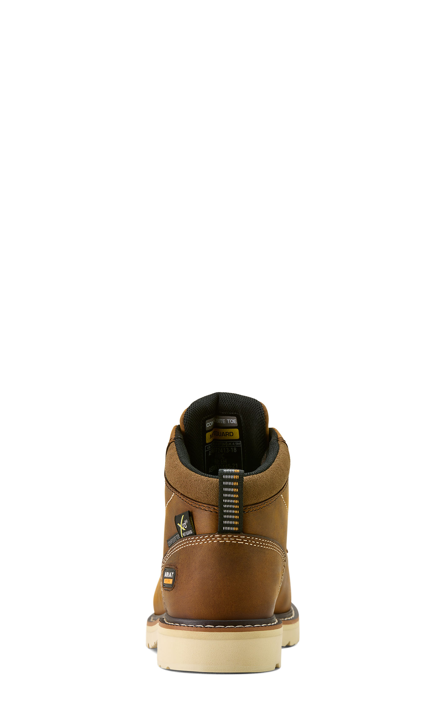 Ariat Women's Rebar Lift Chukka Distressed Brown Composite Round Toe Work Boots - Image 1