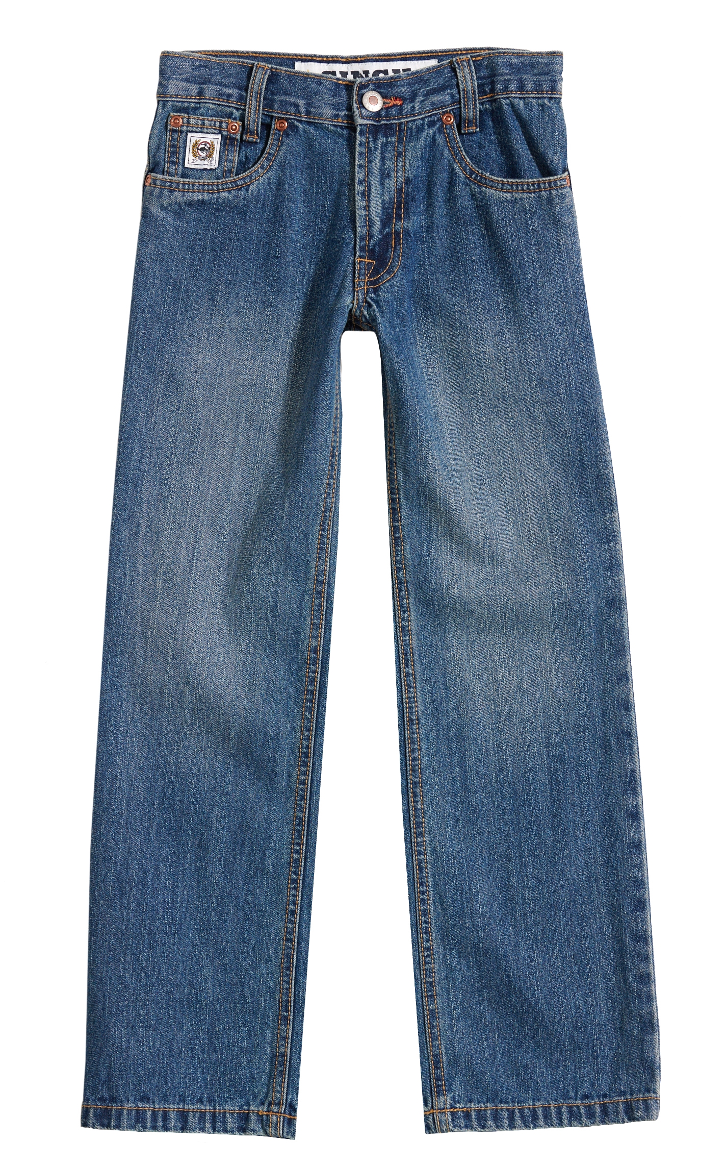 Cinch Boys' White Label Medium Wash Slim Fit Straight Leg Jeans (8-16) - Image 1