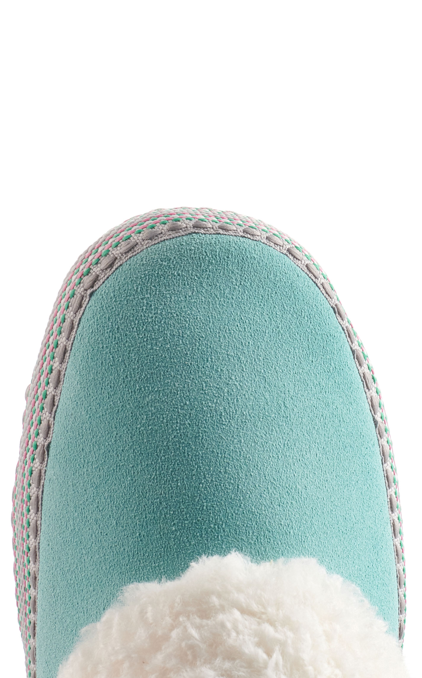 Ariat Women's Melody Turquoise Suede Slippers - Image 1