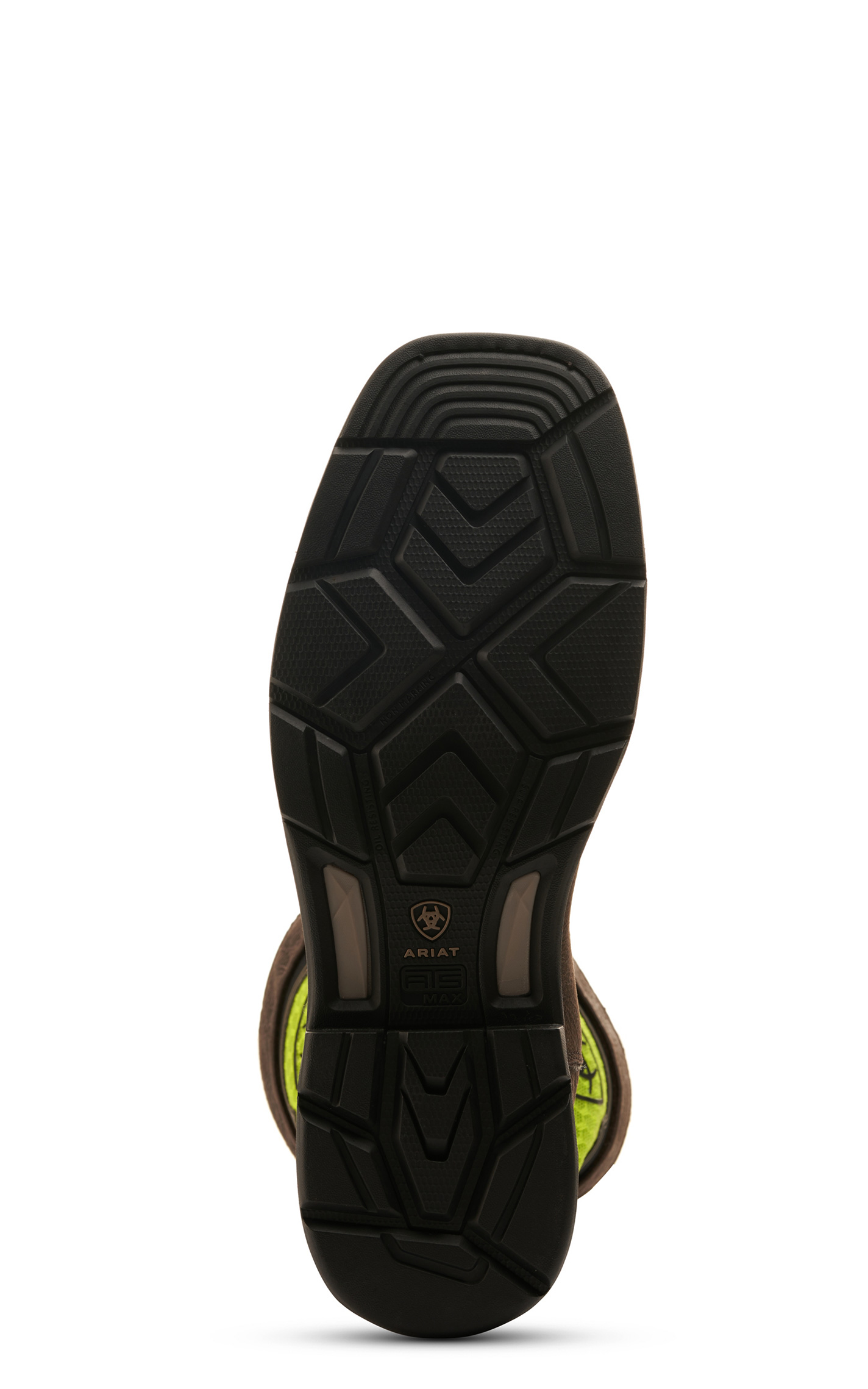 Ariat Men's WorkHog XT Coffee Brown and Black with Green Skull VentTEK Waterproof Bold Carbon Toe Work Boot - Image 1