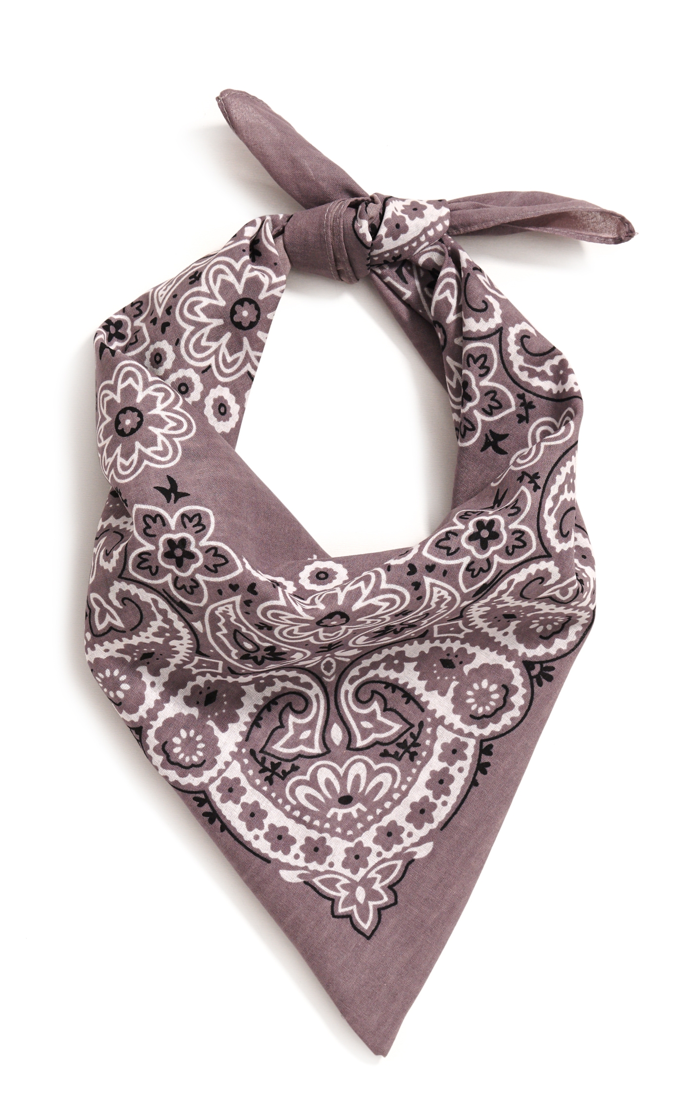 M&F Western Charcoal Gray Bandana - Image 1