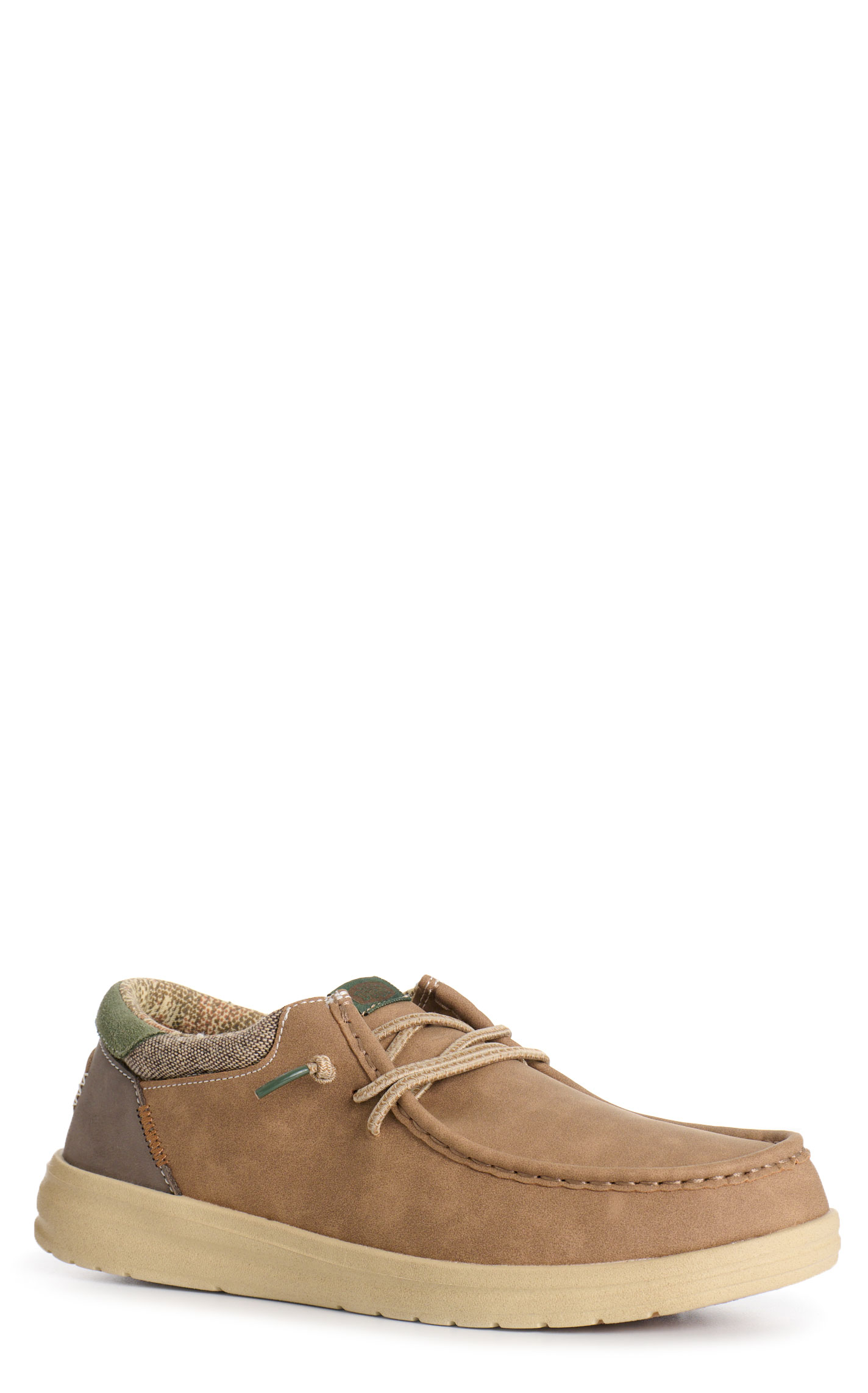Hey Dude Men's Paul Cashew Suede Moc Toe Casual Shoes - Image 1