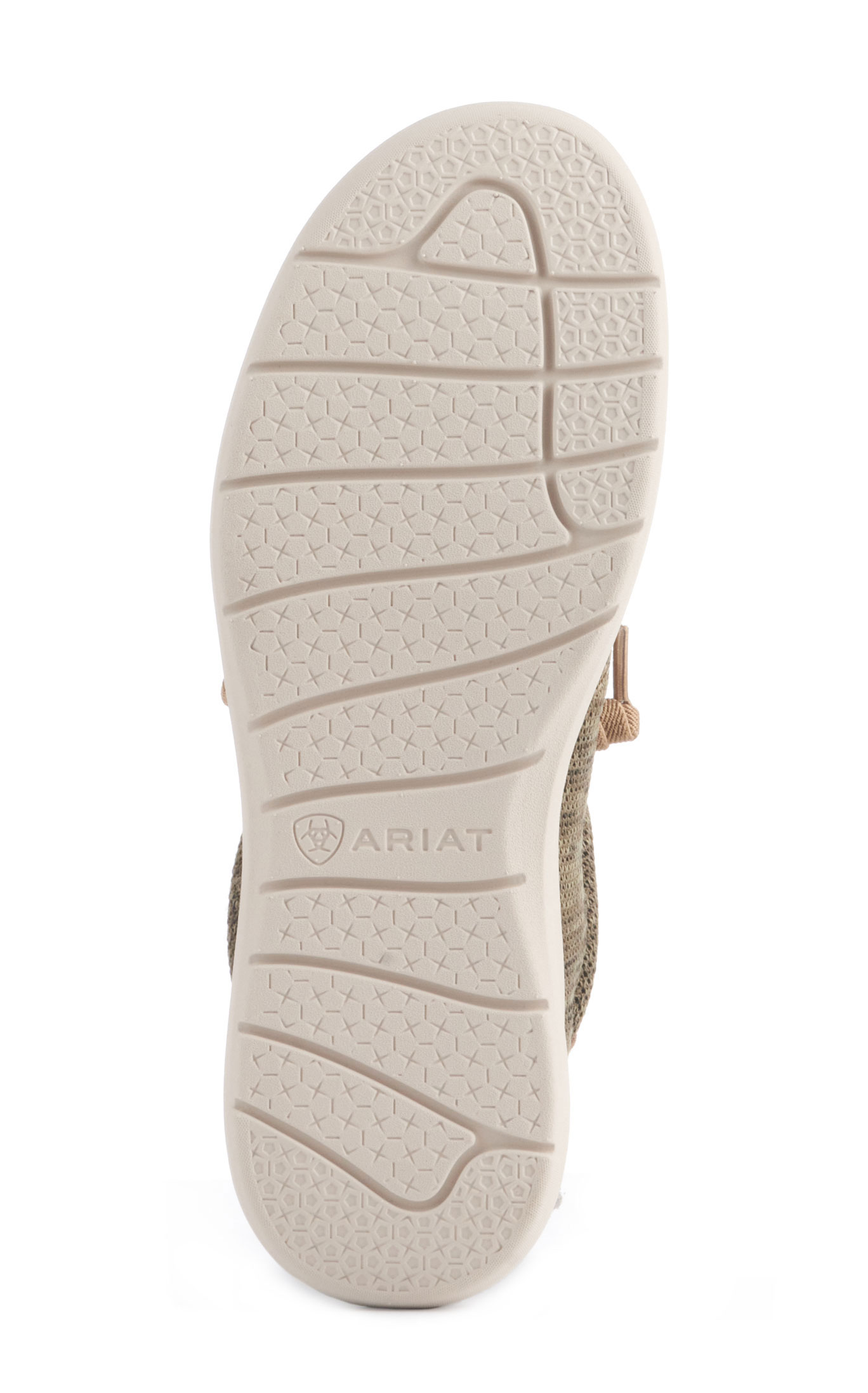 Ariat Men's Hilo Heathered Olive Stretch Lace Casual Shoe - Image 1