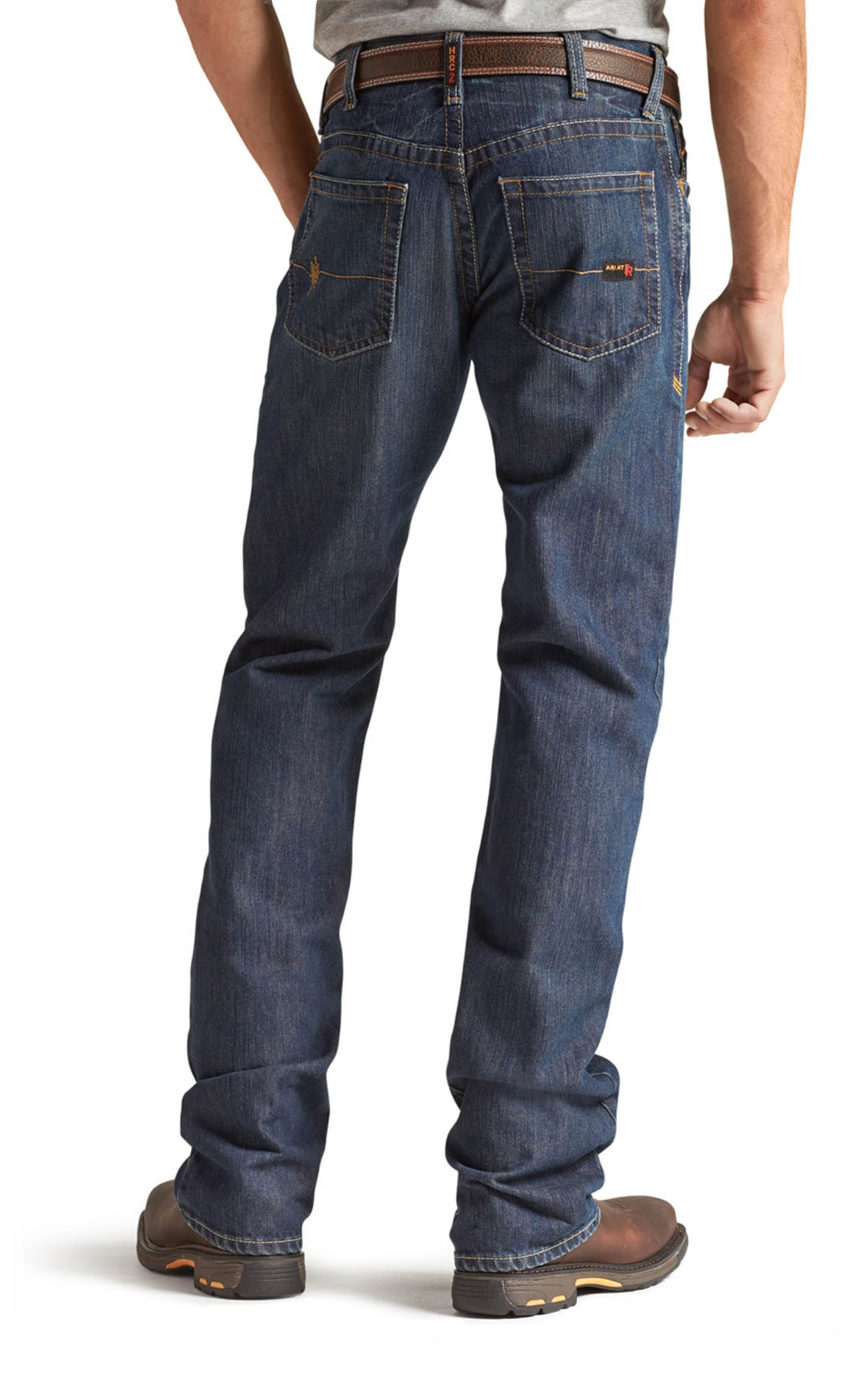Ariat Men's M4 Shale Low Rise Basic Boot Cut FR Work Jeans - Big & Tall - Image 1