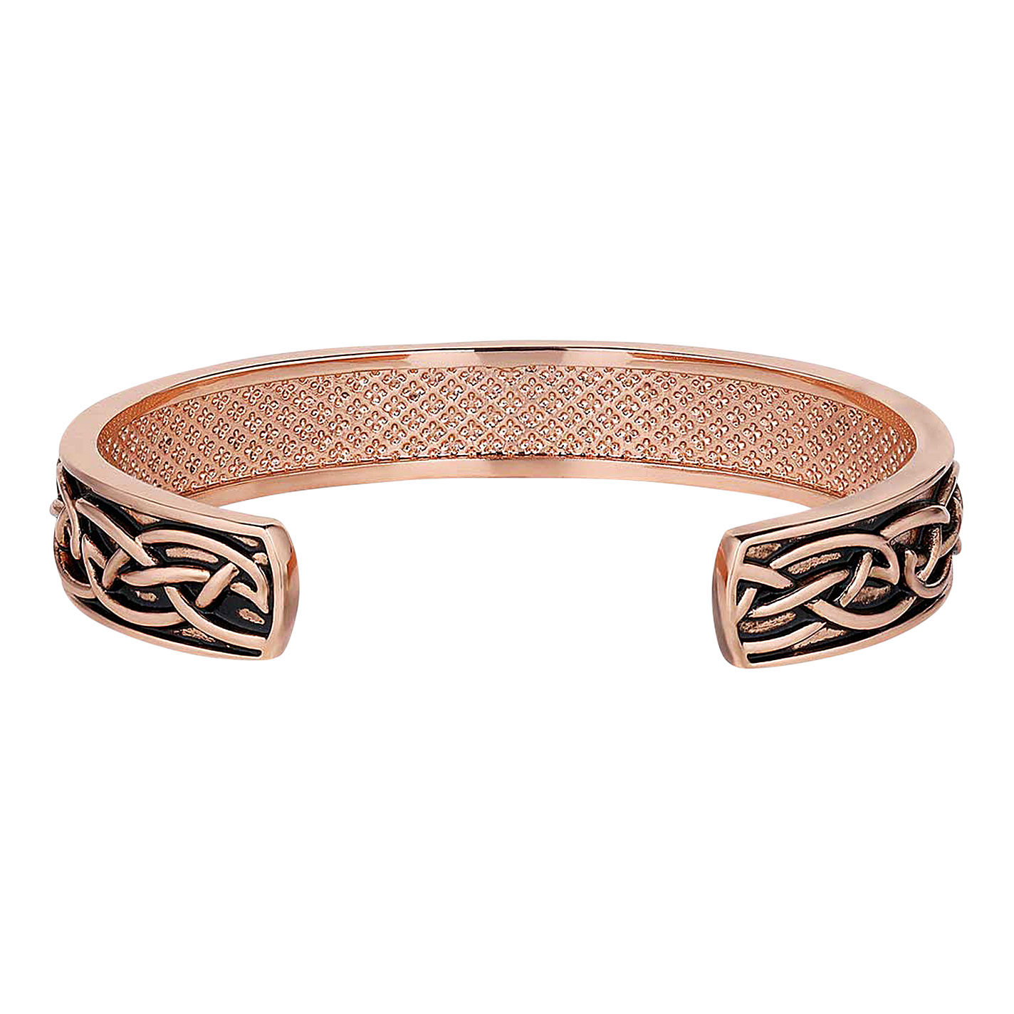 Montana Silversmiths Men's Shiny Copper Western Cathedral Rock Cuff Bracelet - Image 2