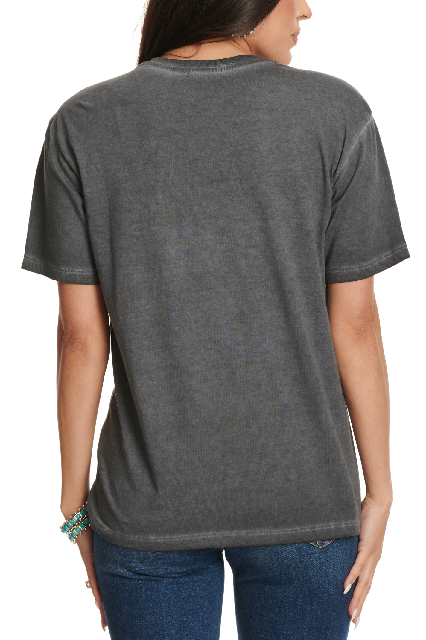 Refined Canvas Women's Navy-Black American Cowboy Graphic T-Shirt - Image 1