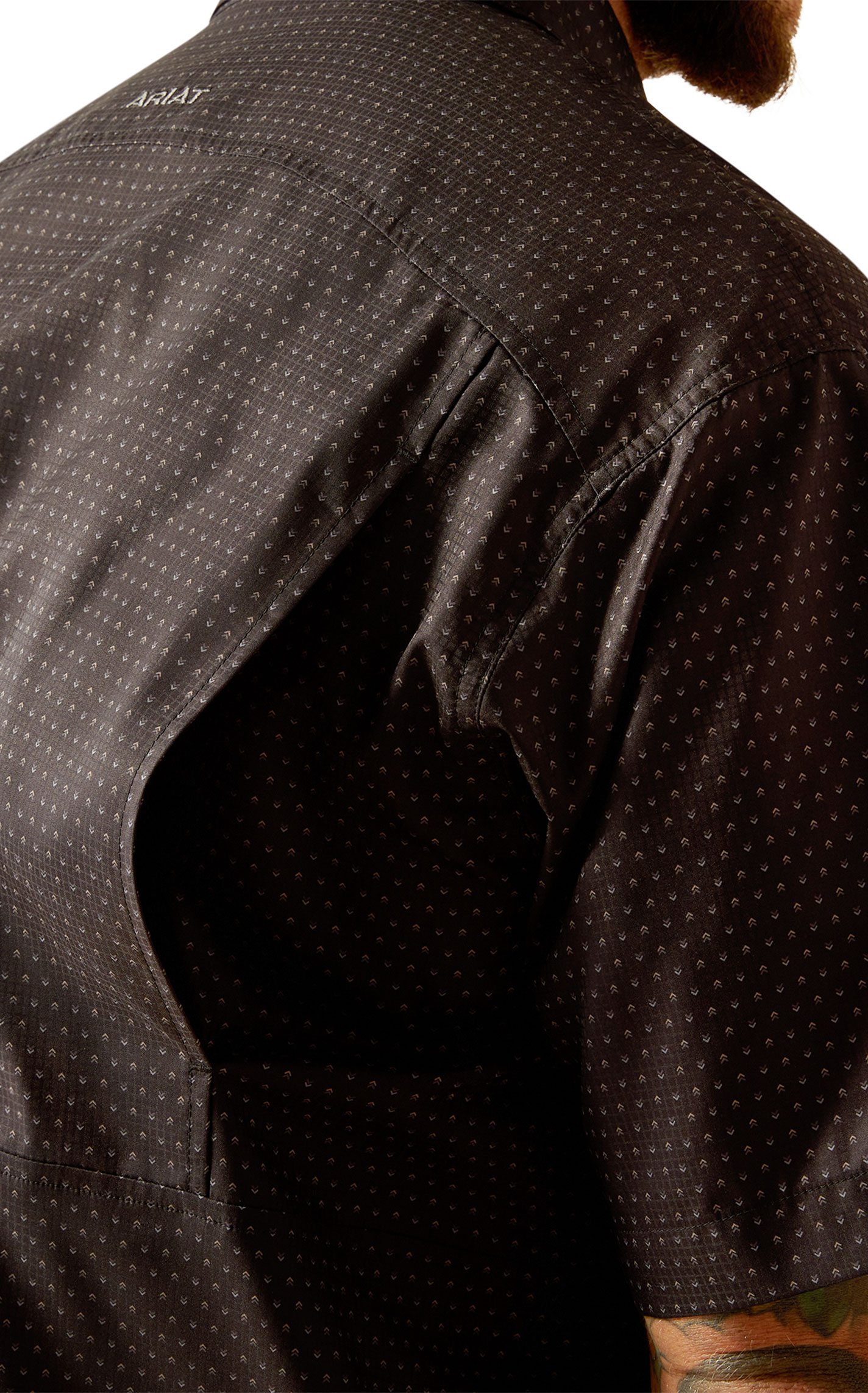 Ariat Men's VentTEK Black Arrow Geo Print Shirt - Image 1